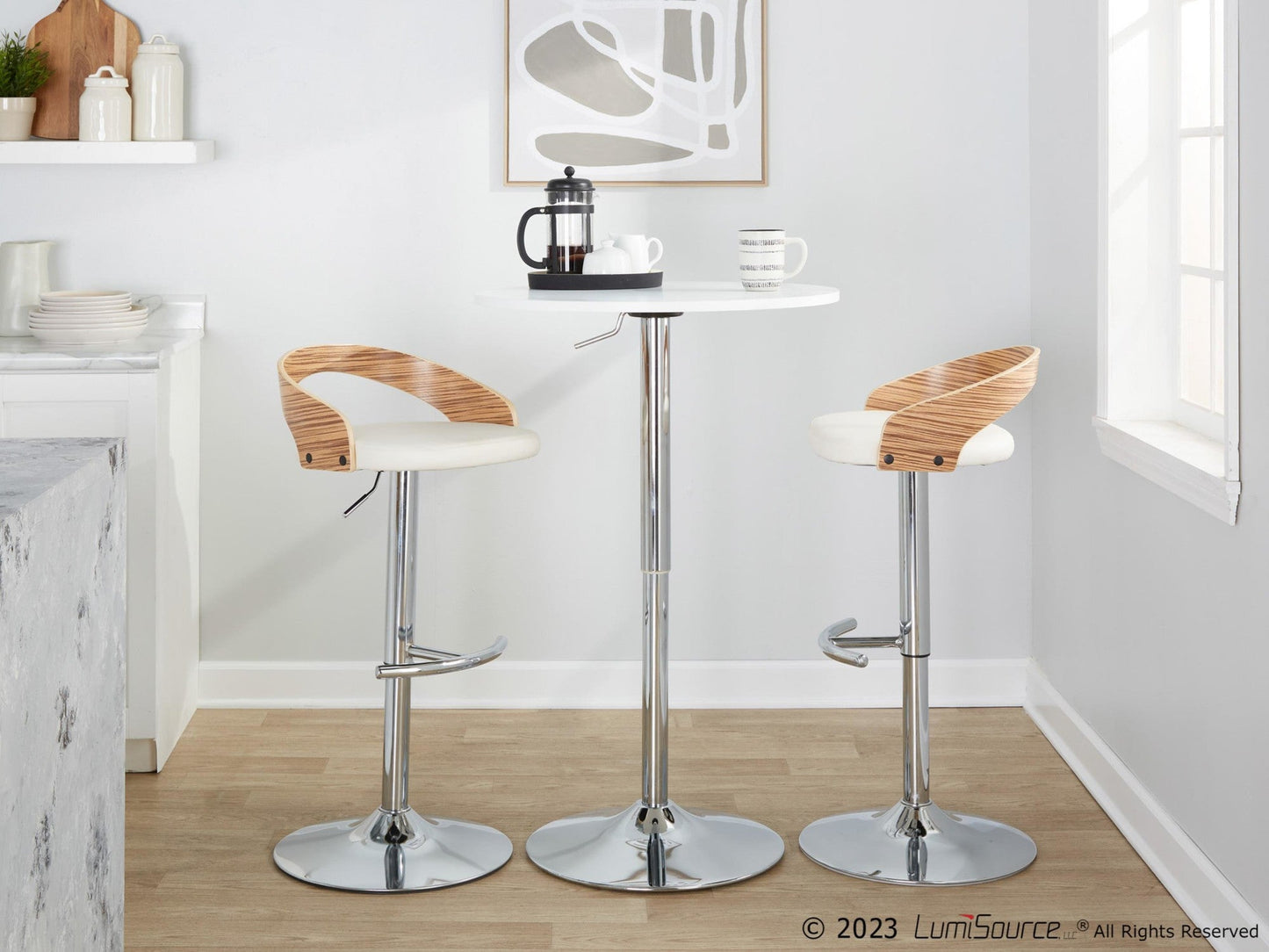 Majestic Office Furniture Adjustable Barstool