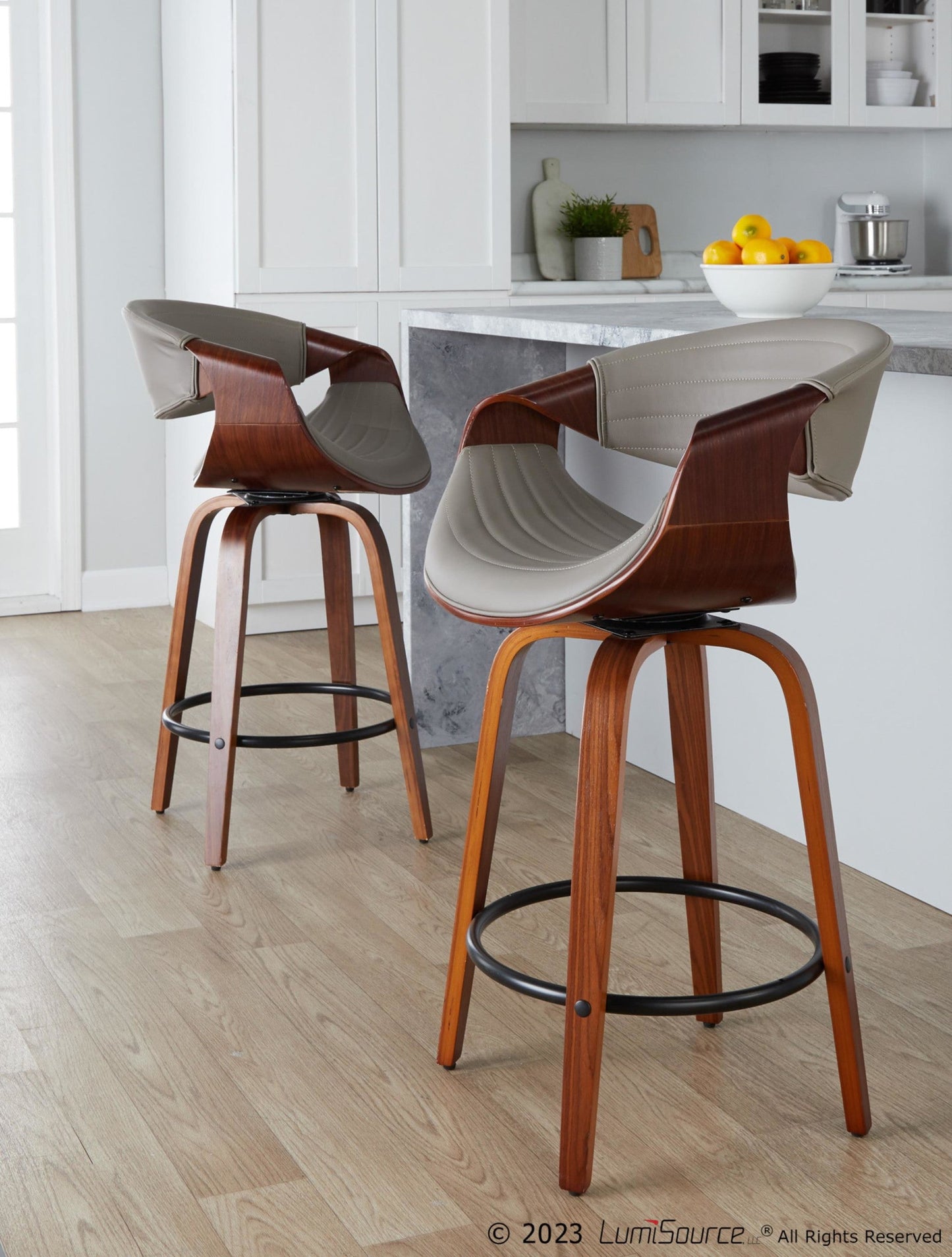 Majestic Office Furniture 26" Fixed-Height Counter Stool - Set of 2