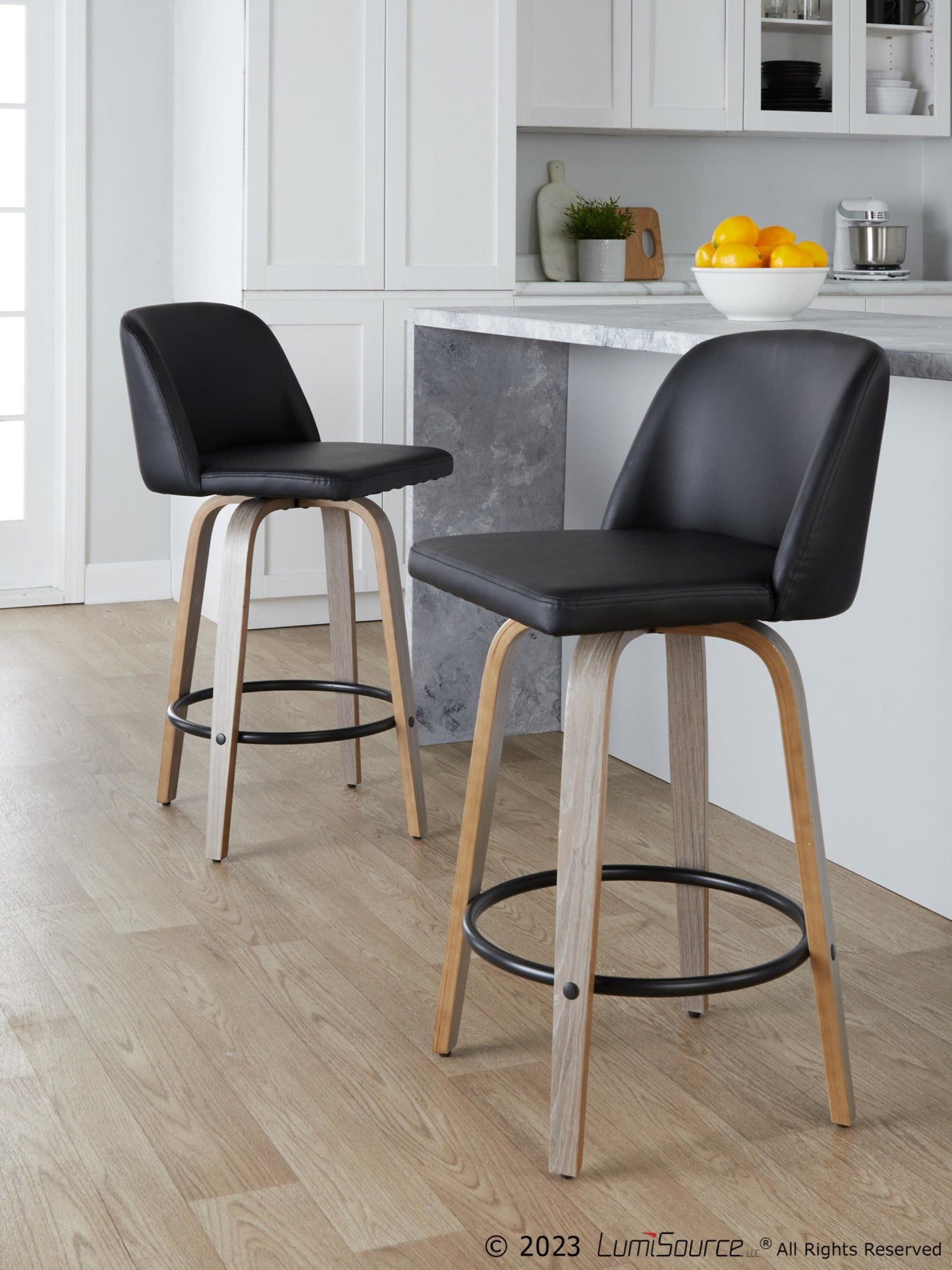 Majestic Office Furniture 26" Fixed-Height Counter Stool - Set of 2