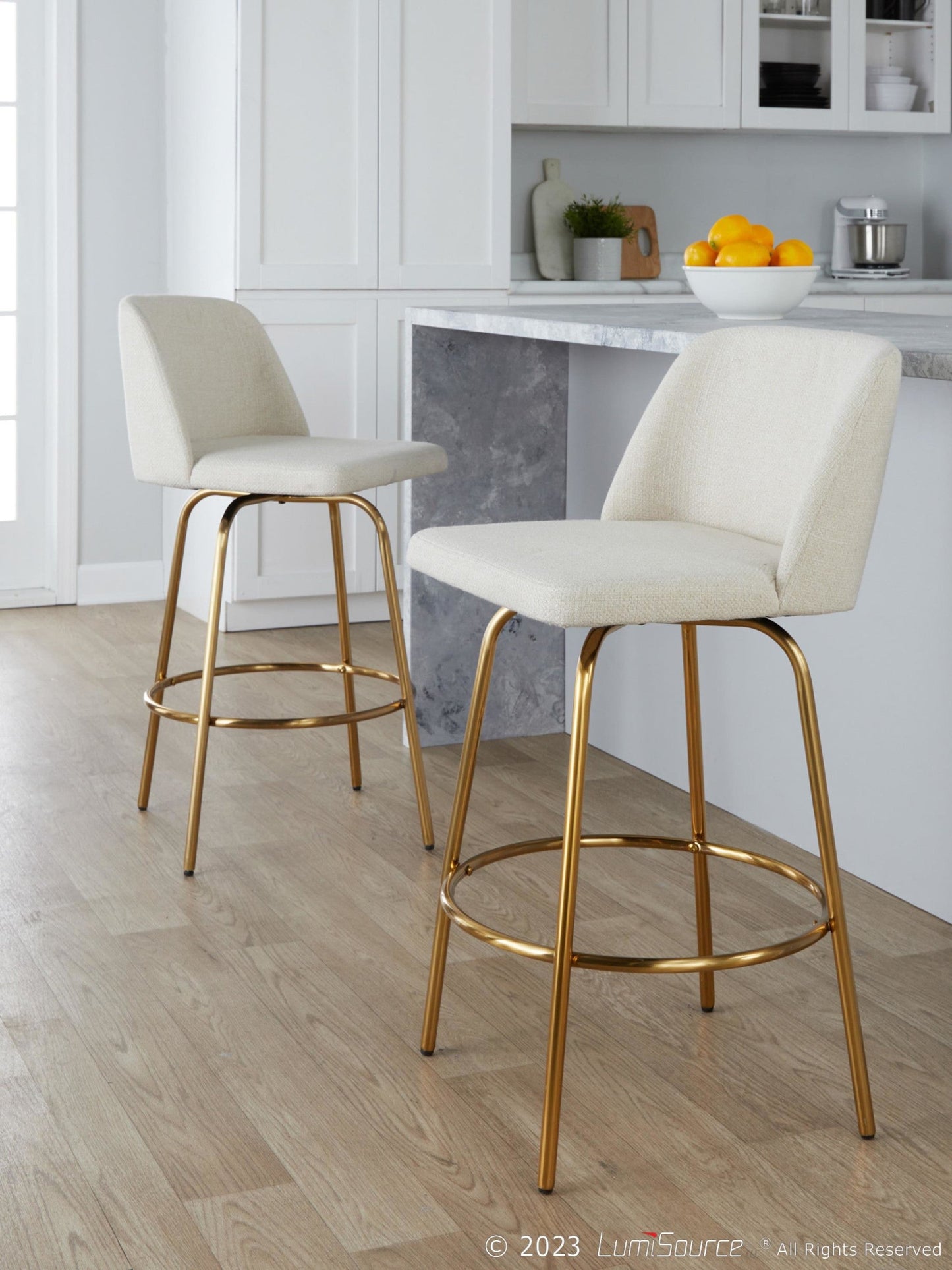 Majestic Office Furniture 26" Fixed-Height Counter Stool - Set of 2