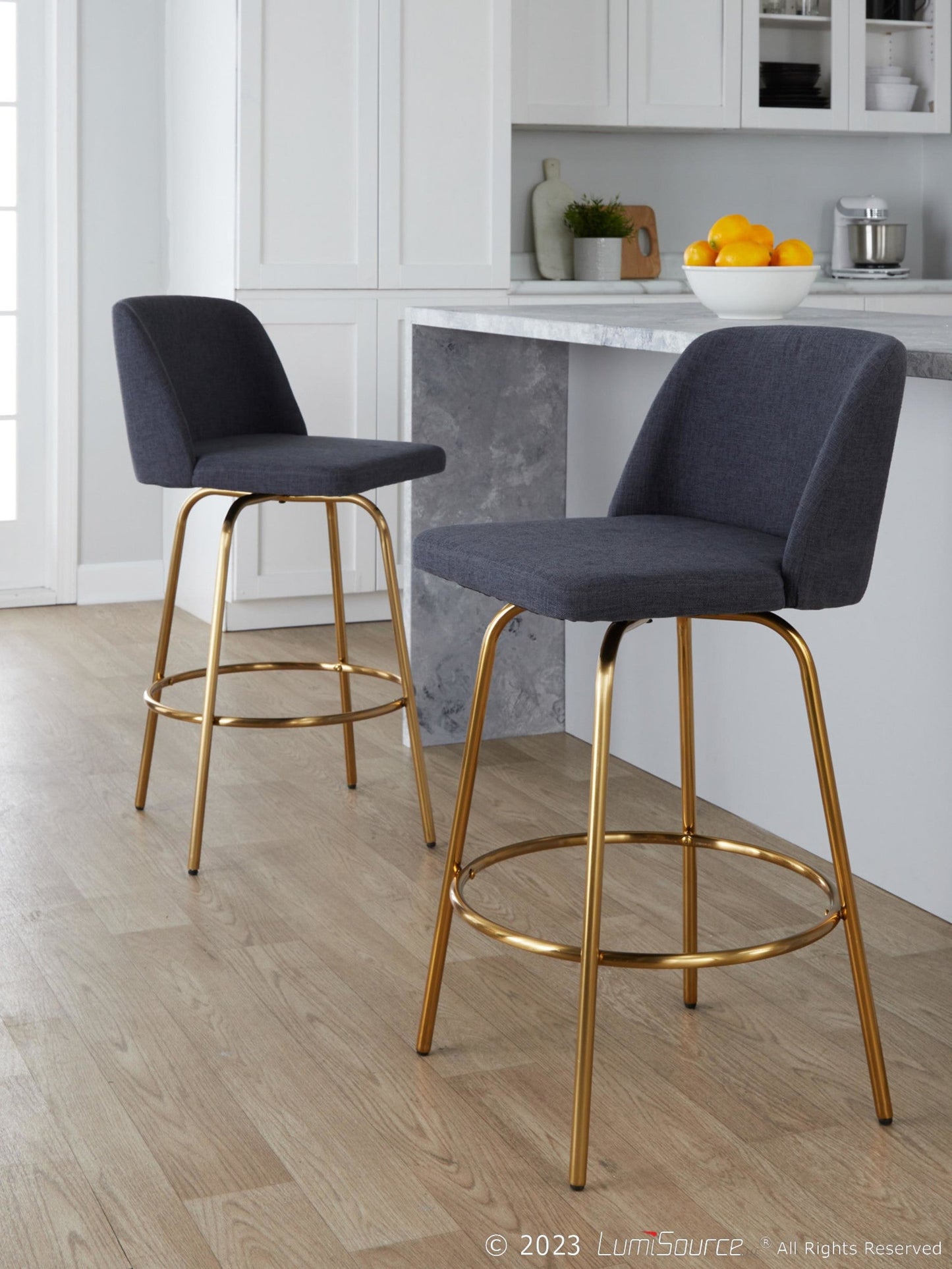 Majestic Office Furniture 26" Fixed-Height Counter Stool - Set of 2