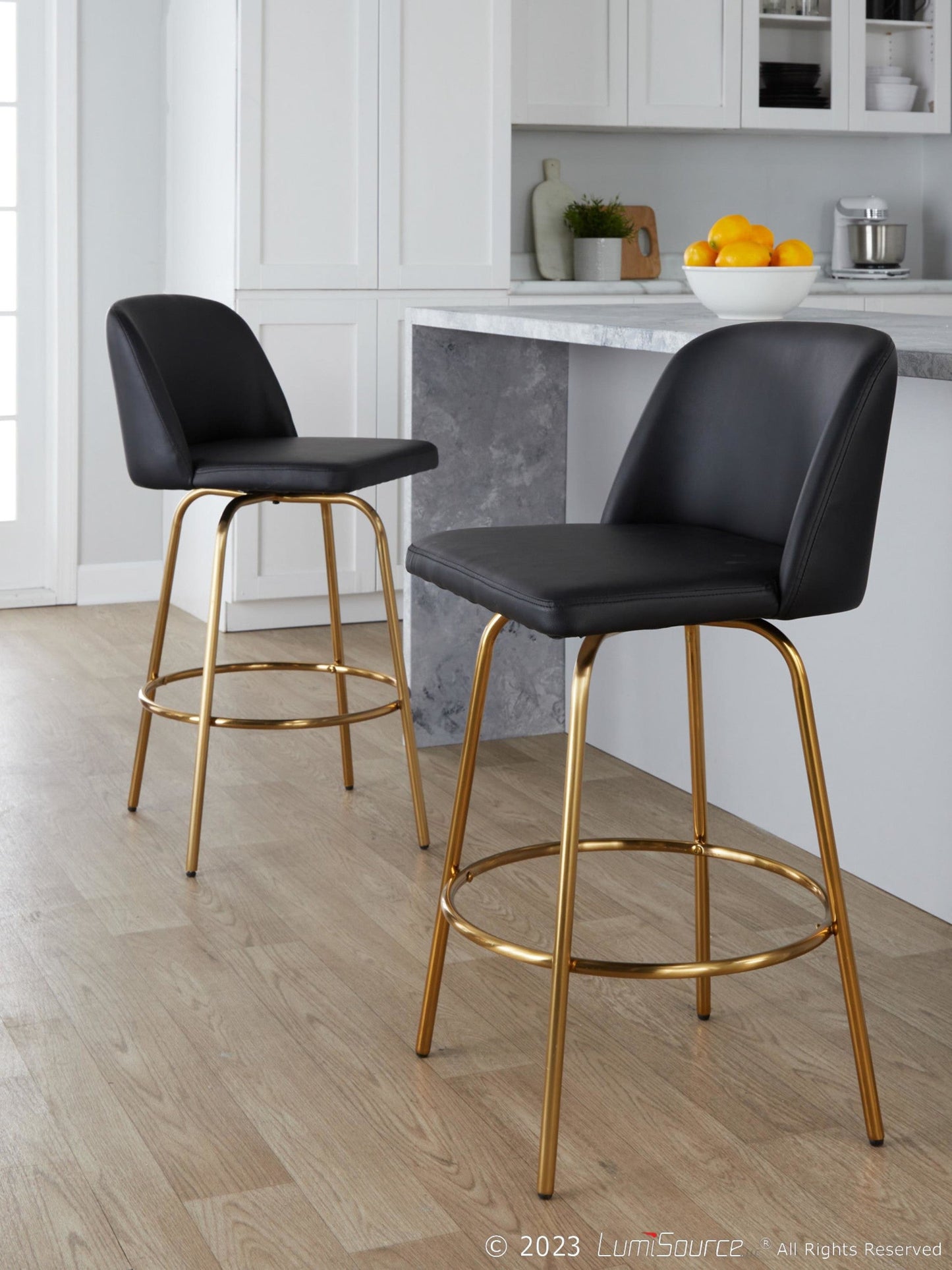 Majestic Office Furniture 26" Fixed-Height Counter Stool - Set of 2