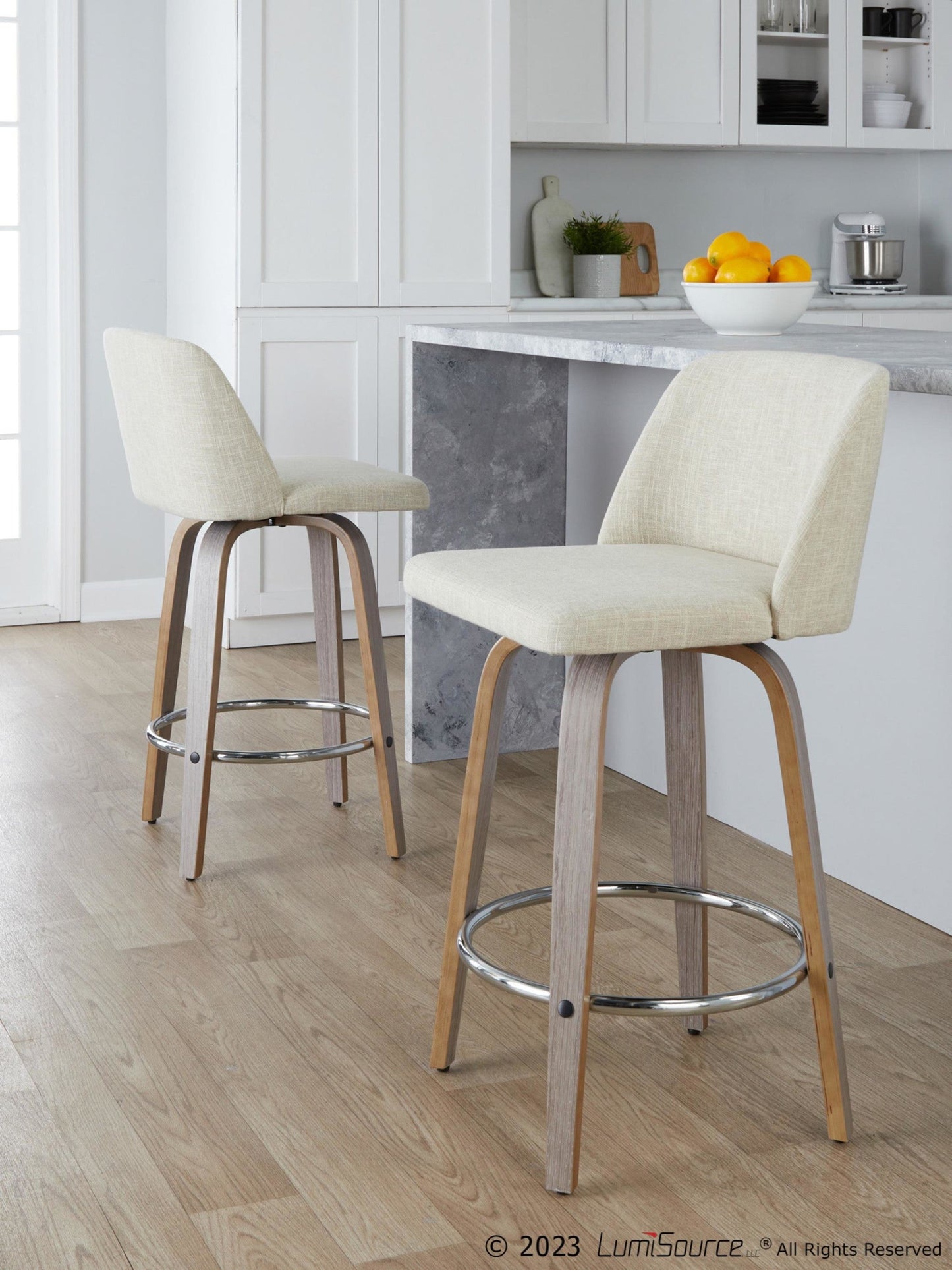Majestic Office Furniture 26" Fixed-Height Counter Stool - Set of 2