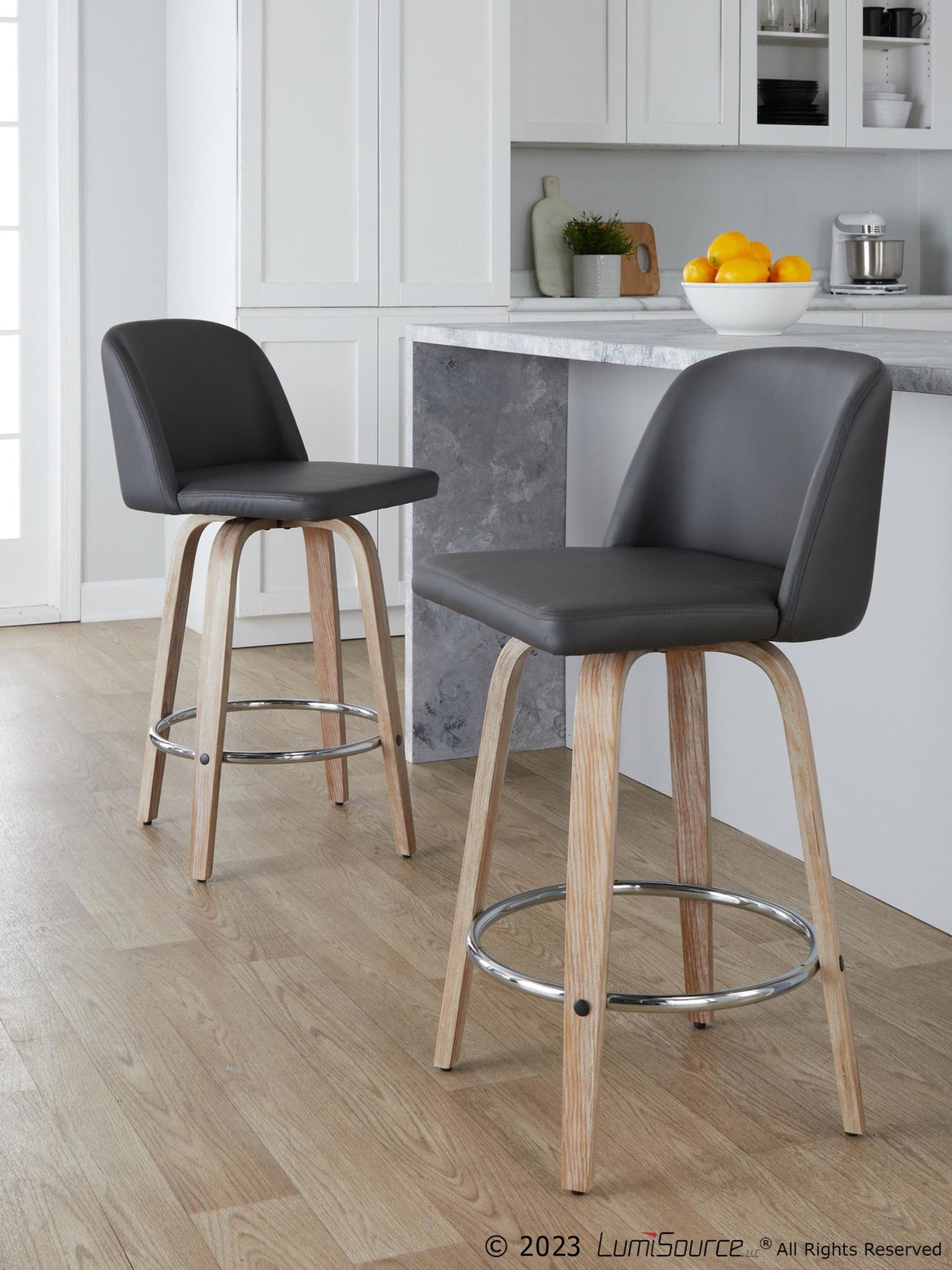 Majestic Office Furniture 26" Fixed-Height Counter Stool - Set of 2