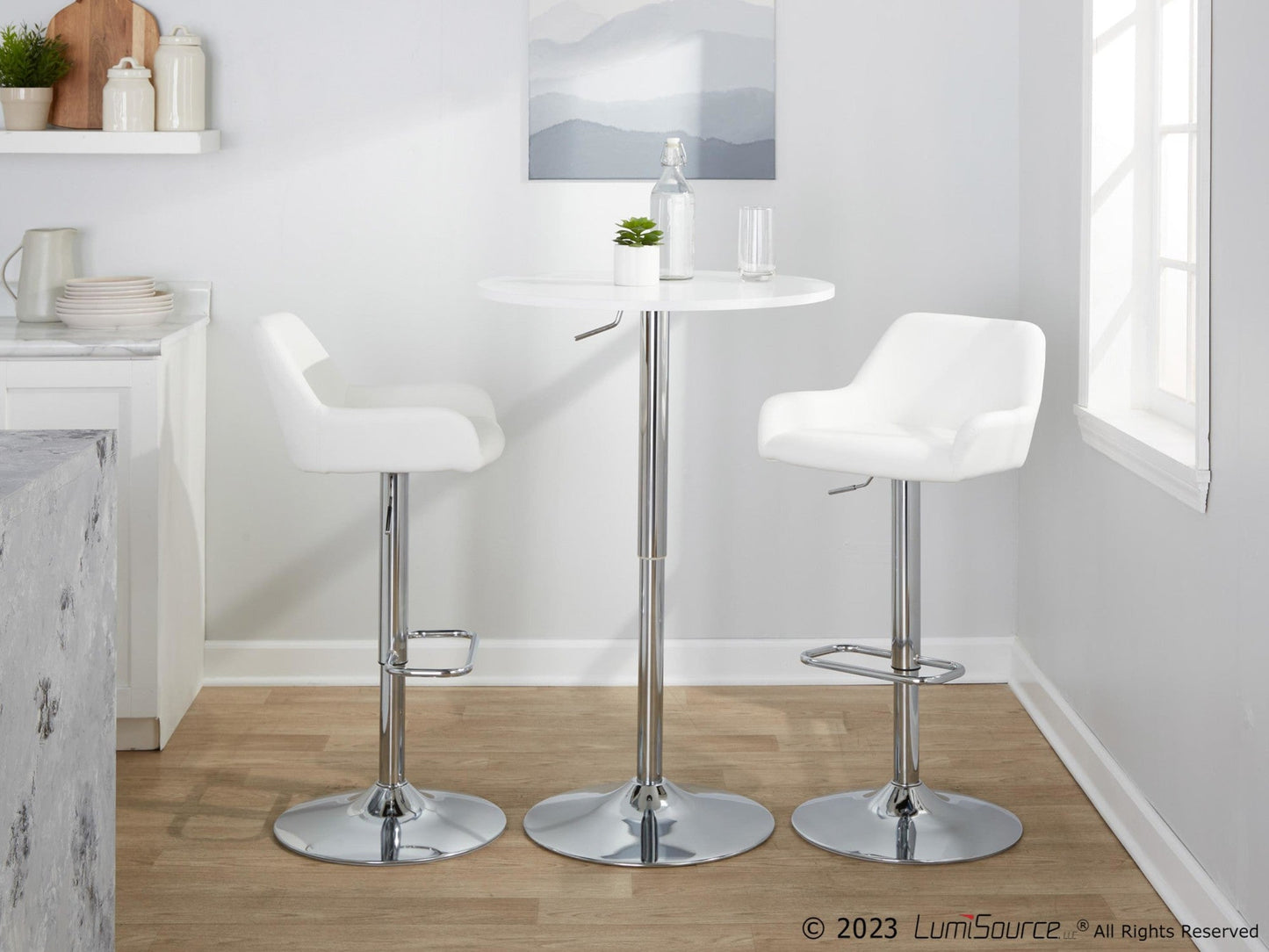 Majestic Office Furniture Adjustable Barstool - Set of 2