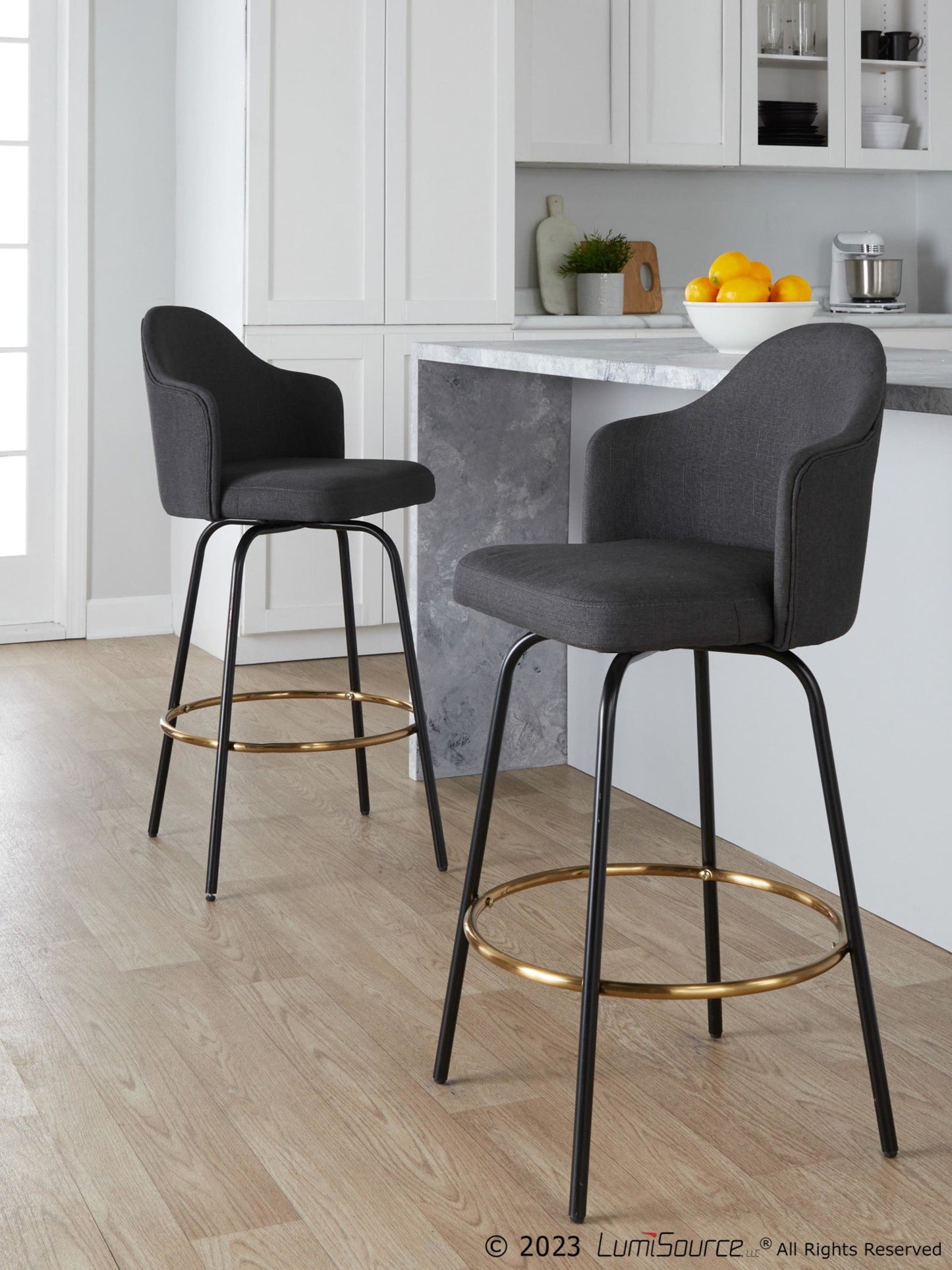 Majestic Office Furniture 26" Fixed-Height Counter Stool - Set of 2