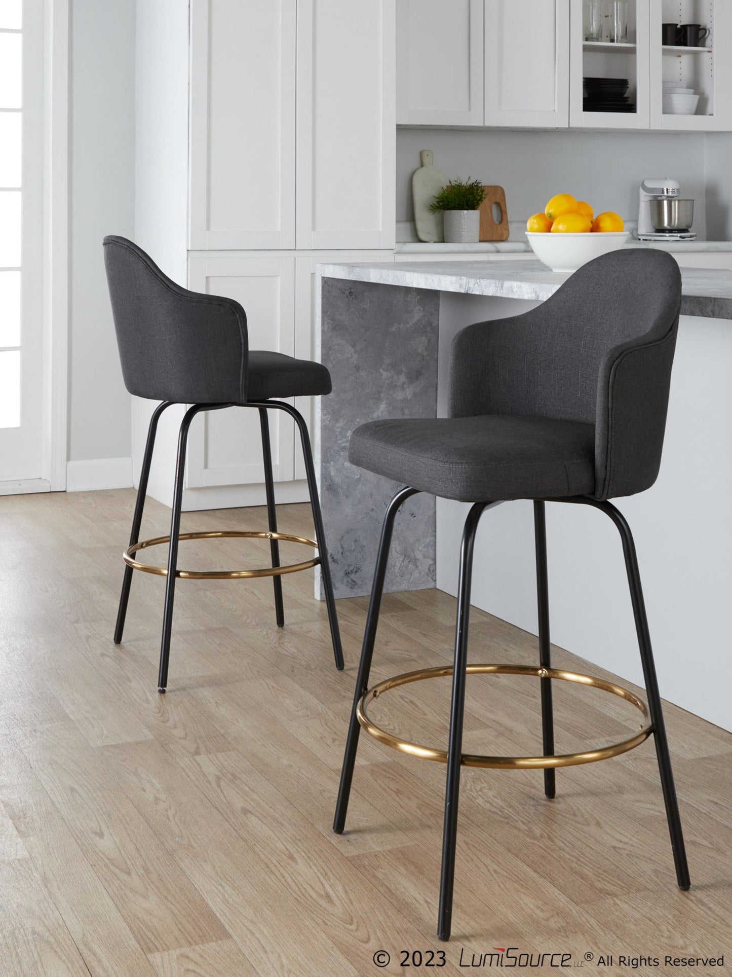 Majestic Office Furniture 26" Fixed-Height Counter Stool - Set of 2