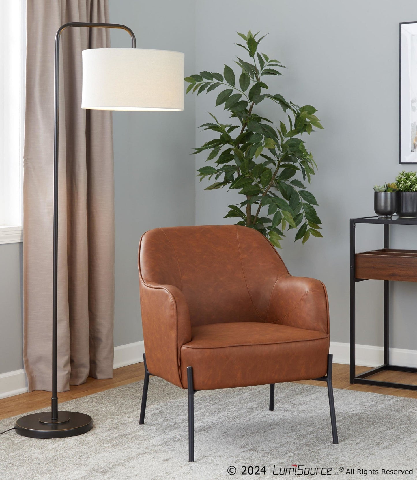Majestic Office Furniture 63" Metal Floor Lamp