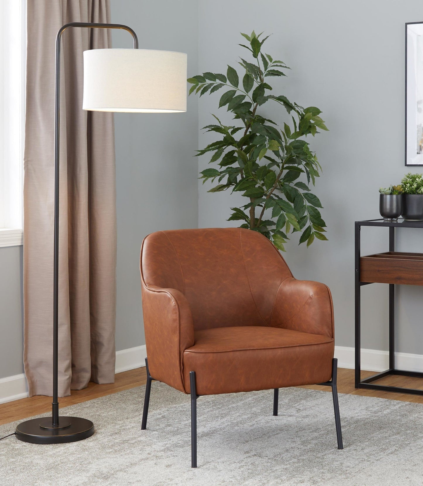 Majestic Office Furniture 63" Metal Floor Lamp