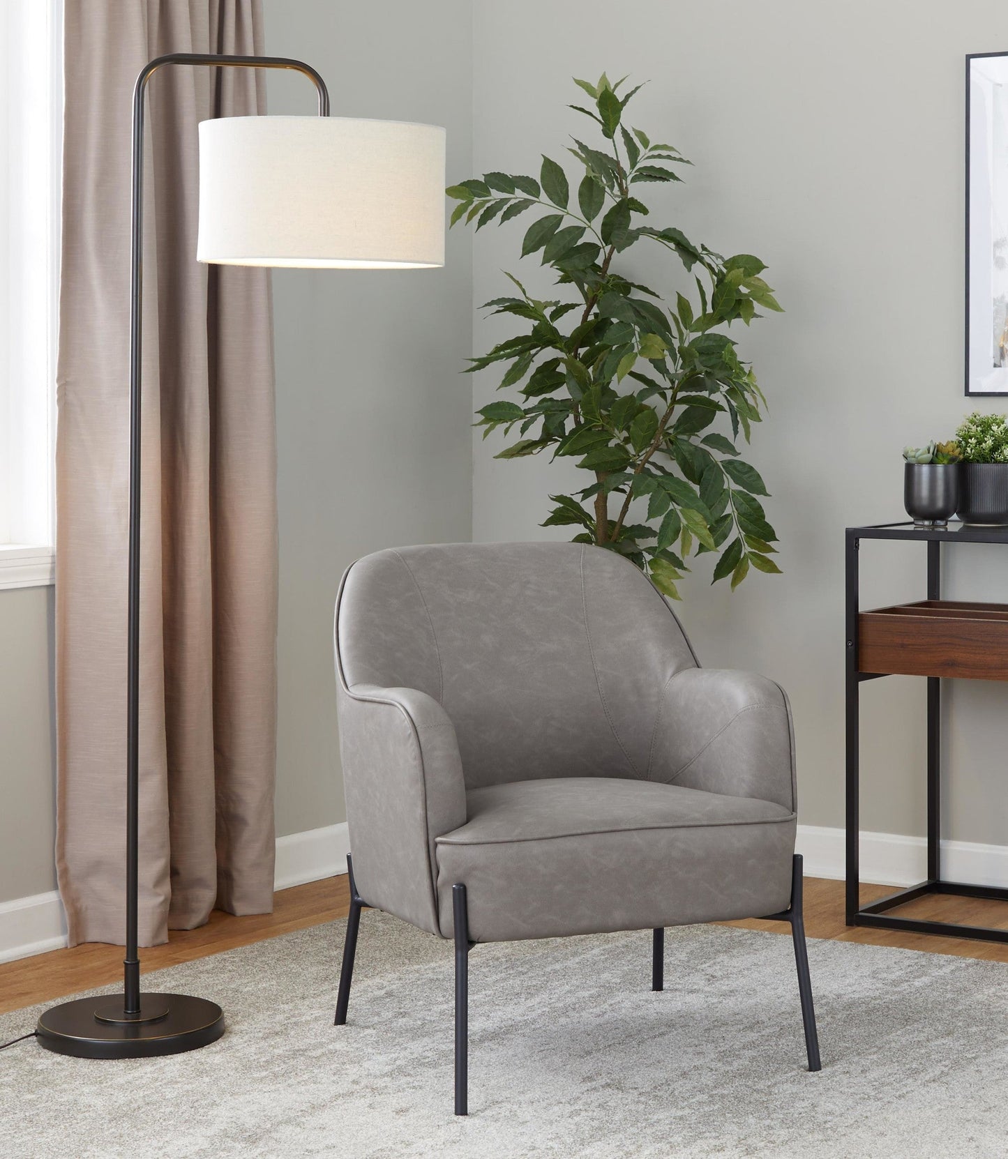 Majestic Office Furniture 63" Metal Floor Lamp