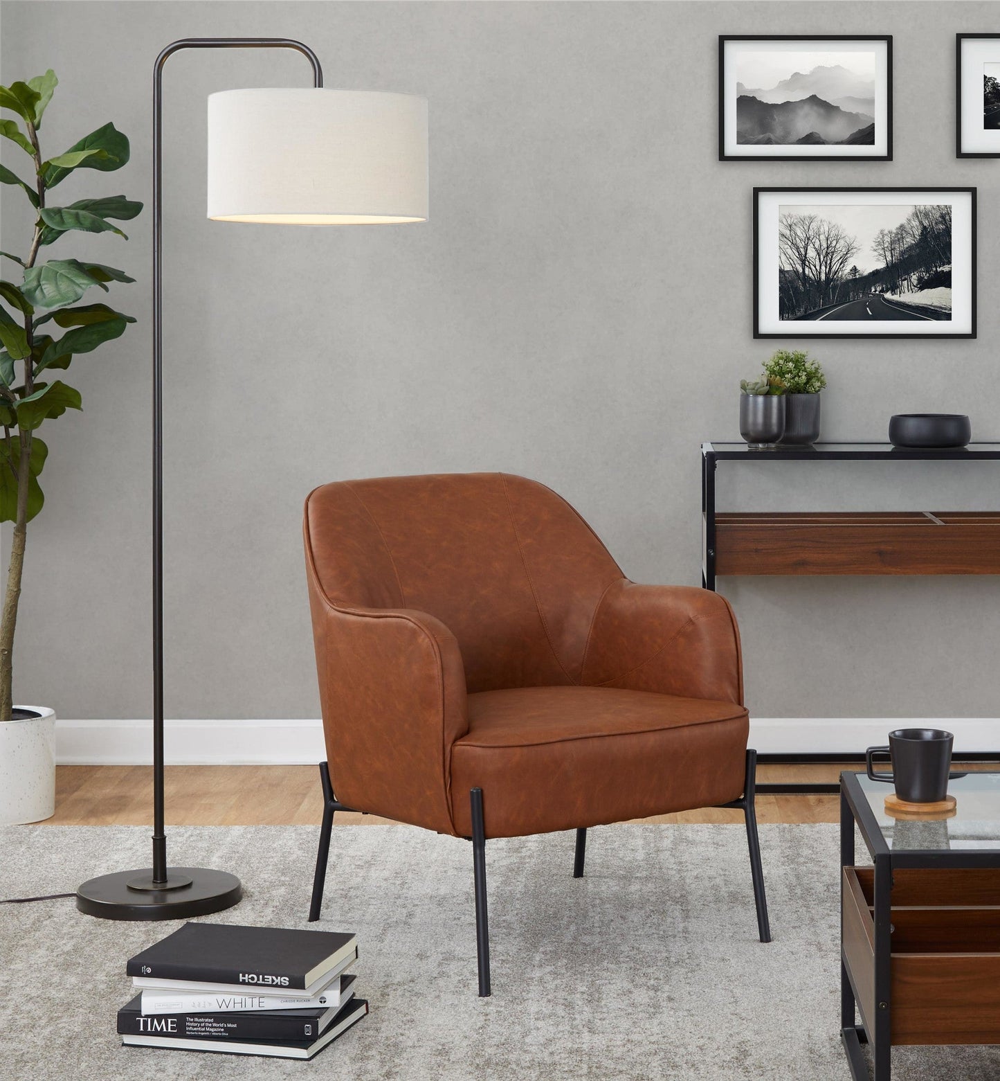 Majestic Office Furniture 63" Metal Floor Lamp
