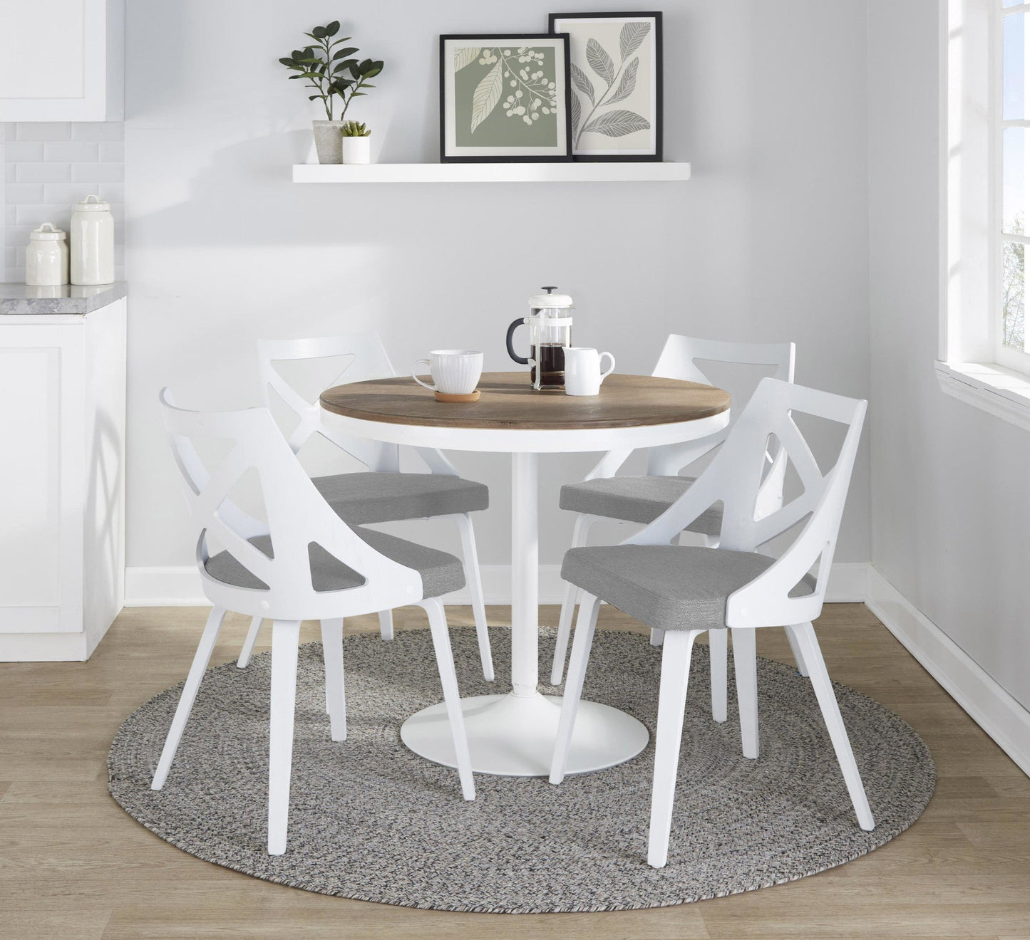 Lumisource Dakota-charlotte Dining Set - 5 Piece