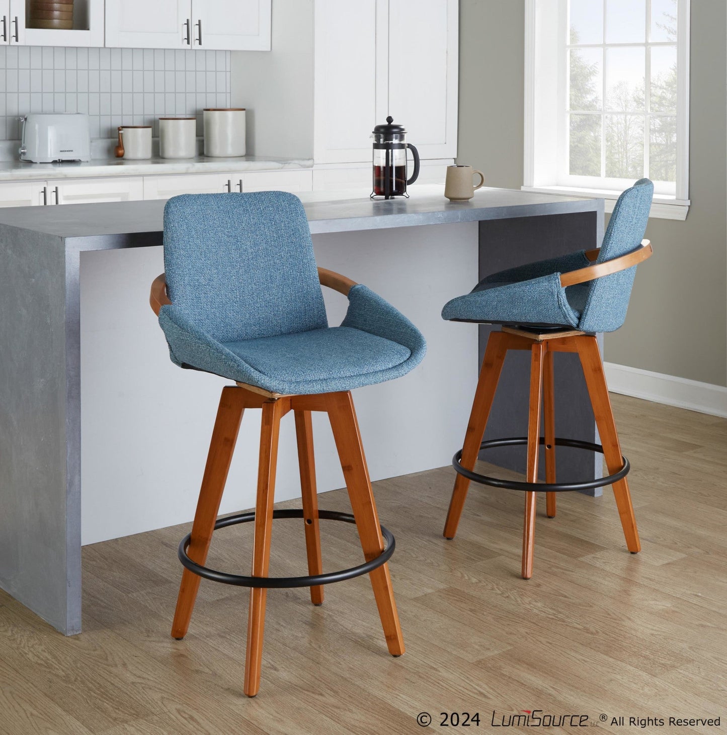 Majestic Office Furniture 26" Fixed-Height Counter Stool
