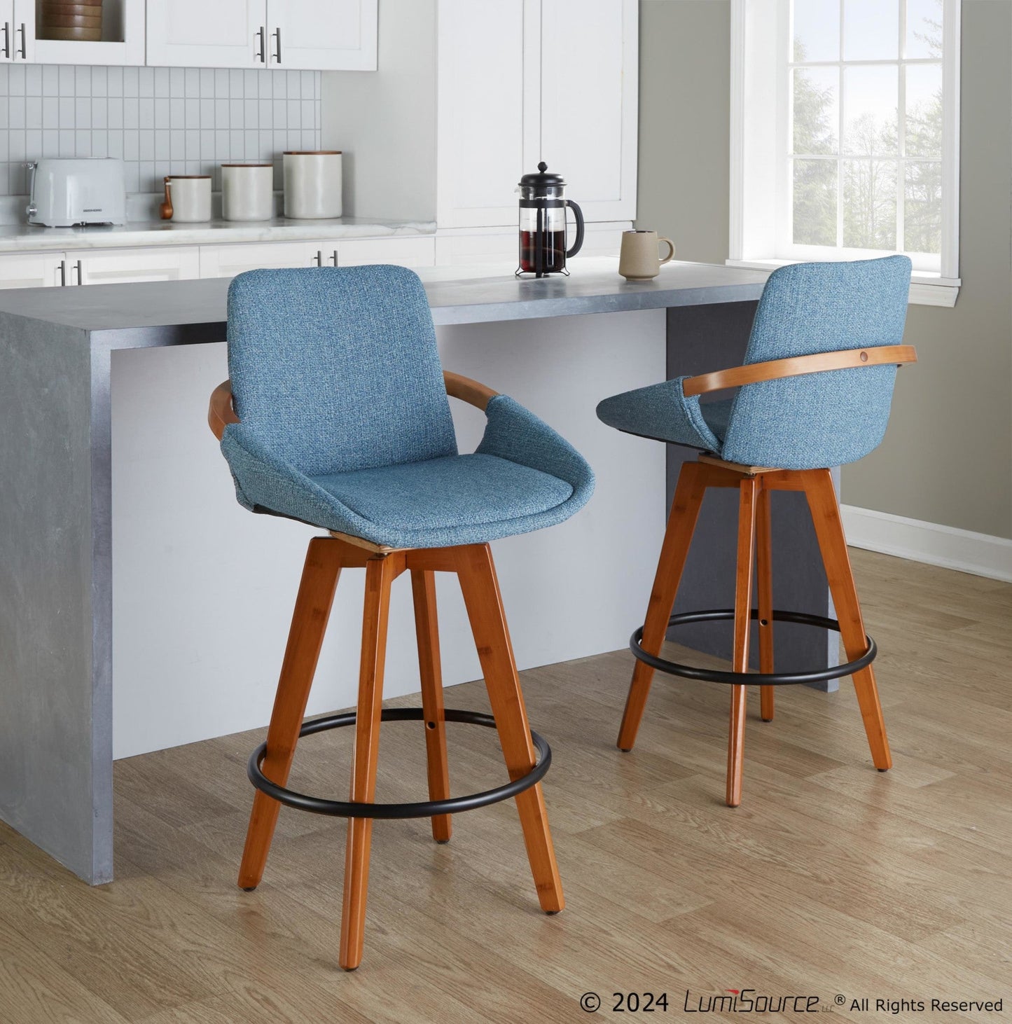Majestic Office Furniture 26" Fixed-Height Counter Stool