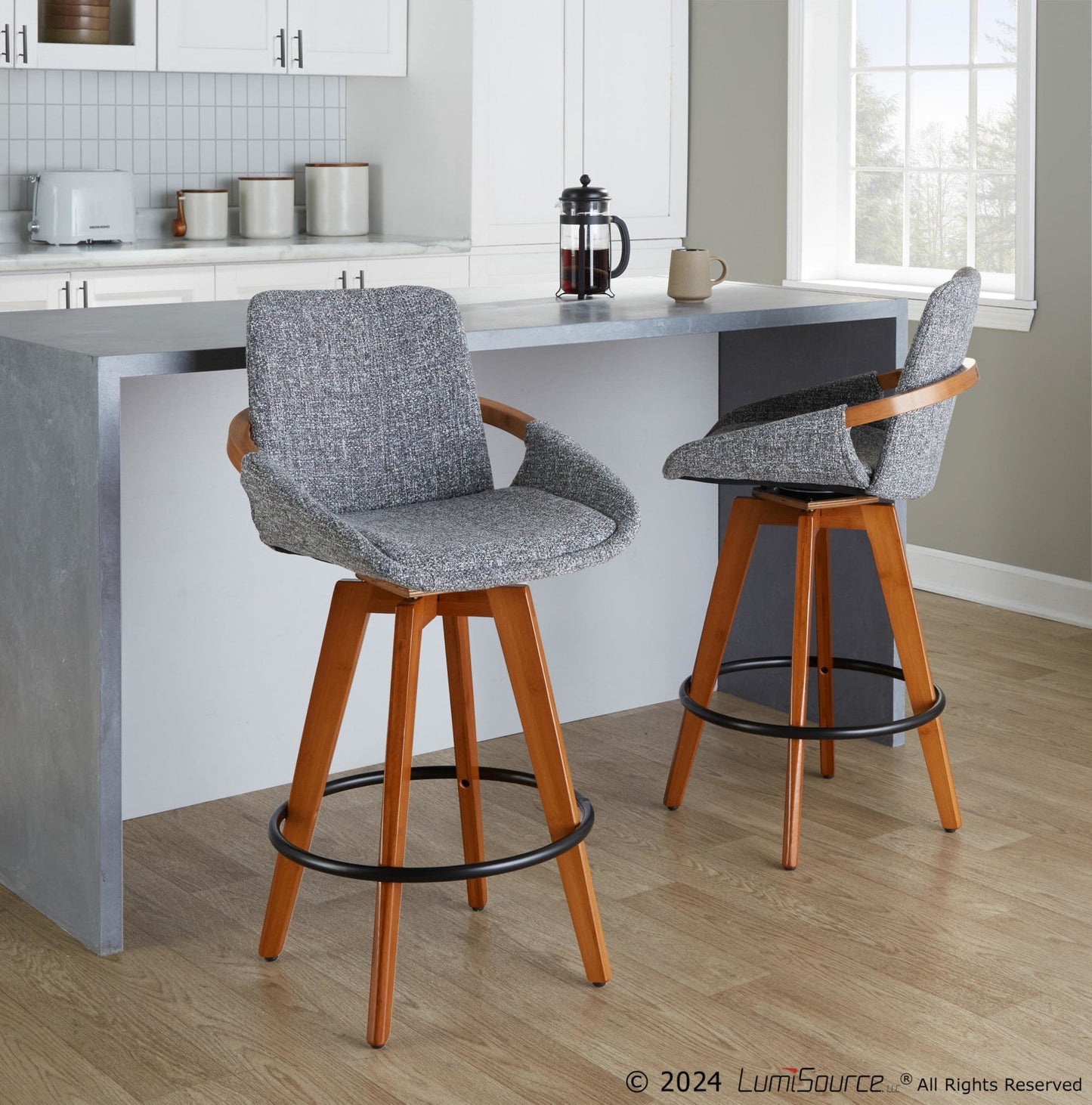 Majestic Office Furniture 26" Fixed-Height Counter Stool