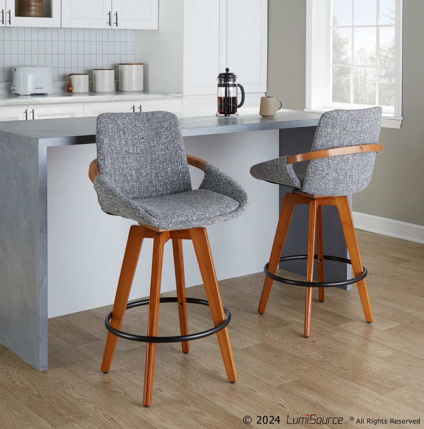Majestic Office Furniture 26" Fixed-Height Counter Stool