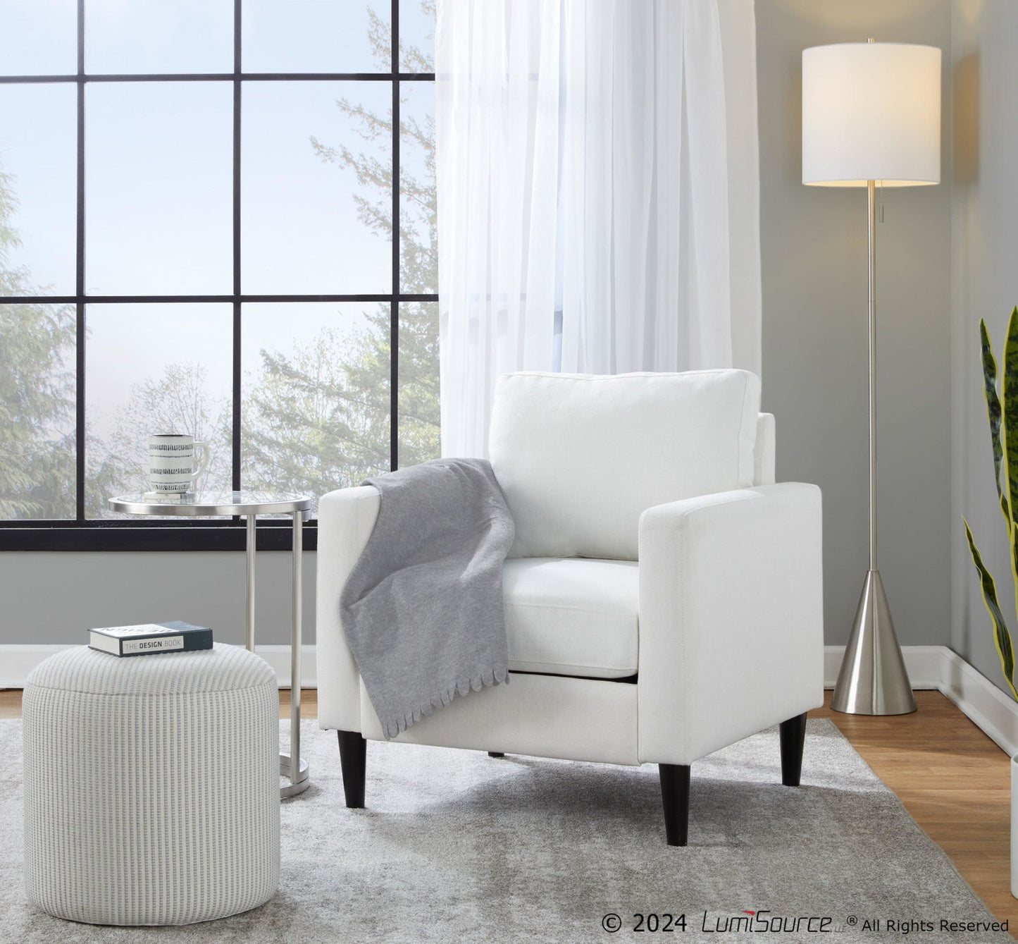 Majestic Office Furniture 64" Metal Floor Lamp