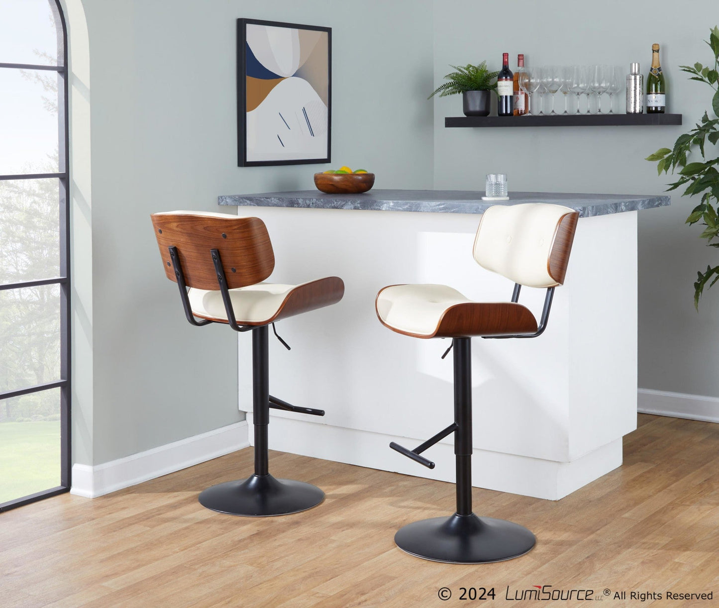 Majestic Office Furniture Adjustable Barstool