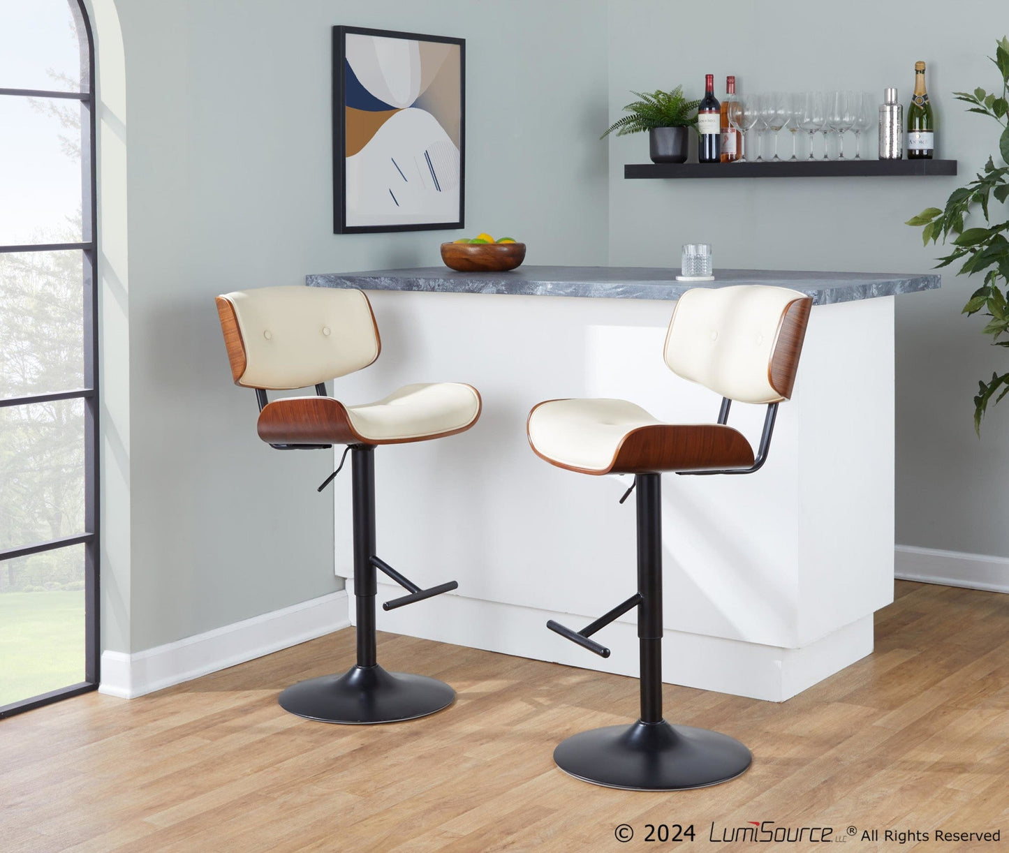Majestic Office Furniture Adjustable Barstool