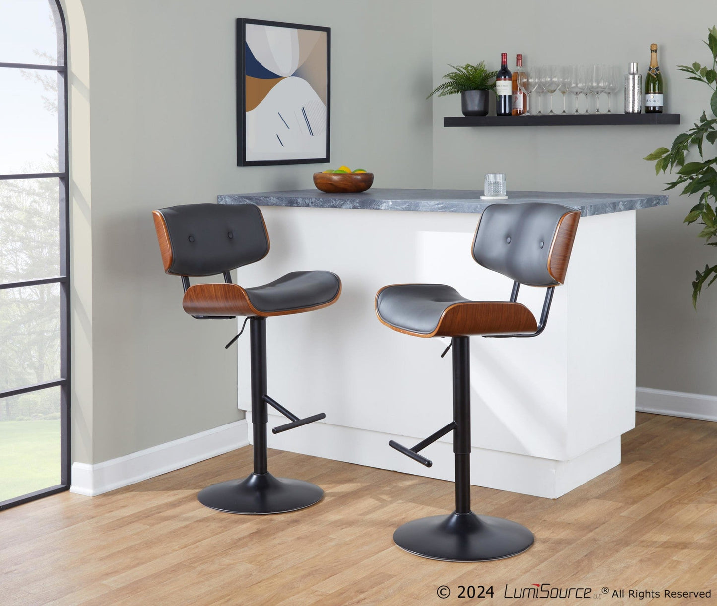 Majestic Office Furniture Adjustable Barstool