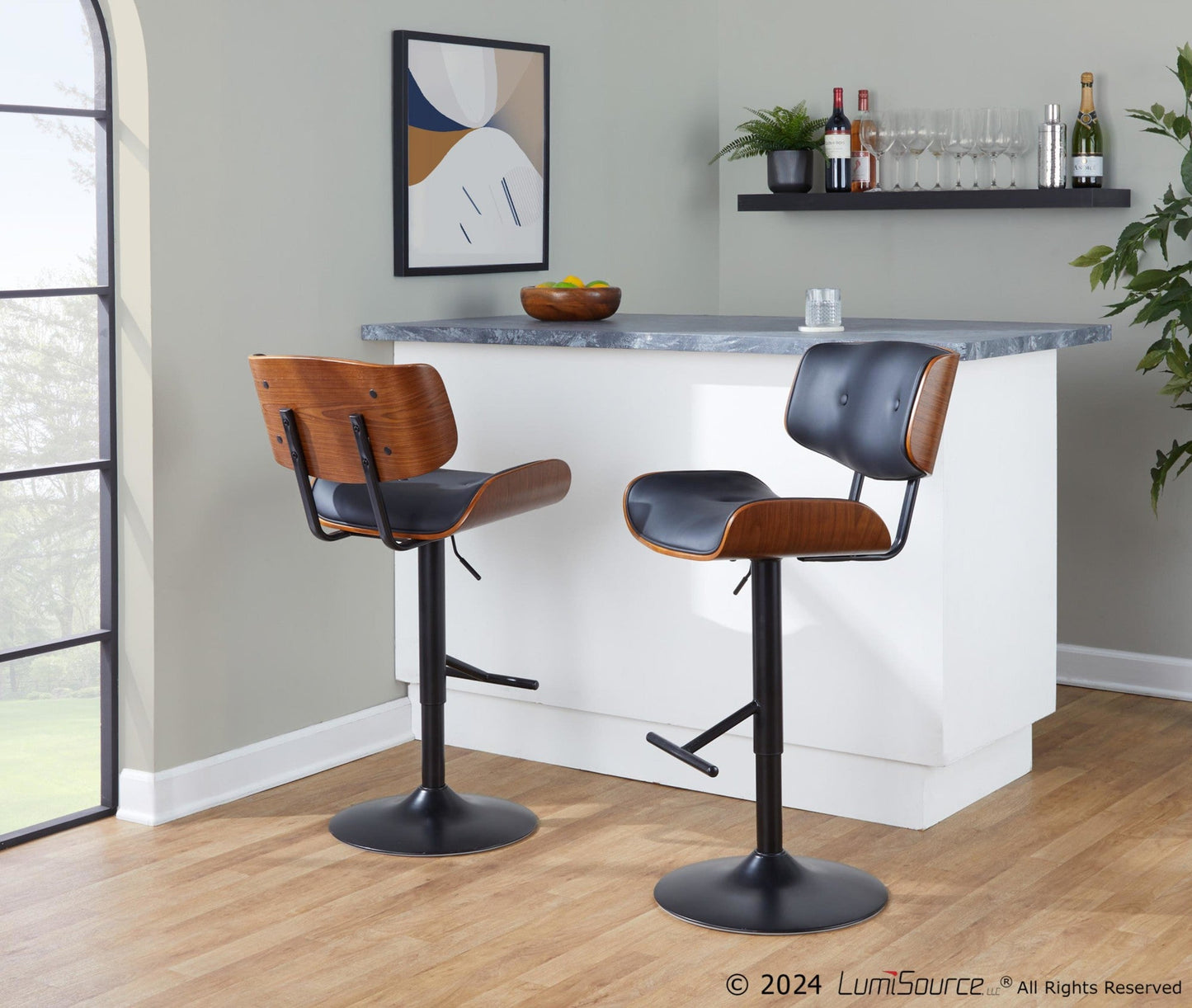 Majestic Office Furniture Adjustable Barstool