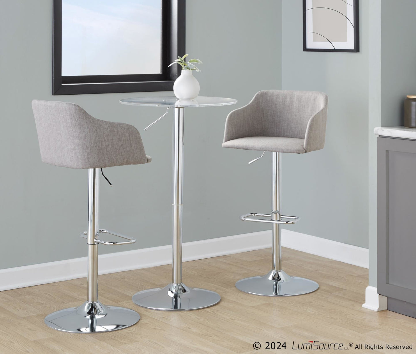 Majestic Office Furniture Adjustable Barstool