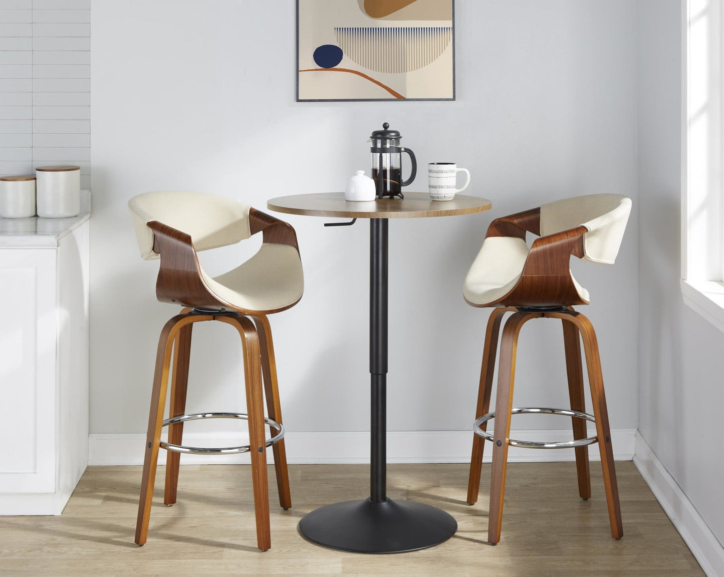 Majestic Office Furniture 30'' Fixed-Height Barstool - Set of 2