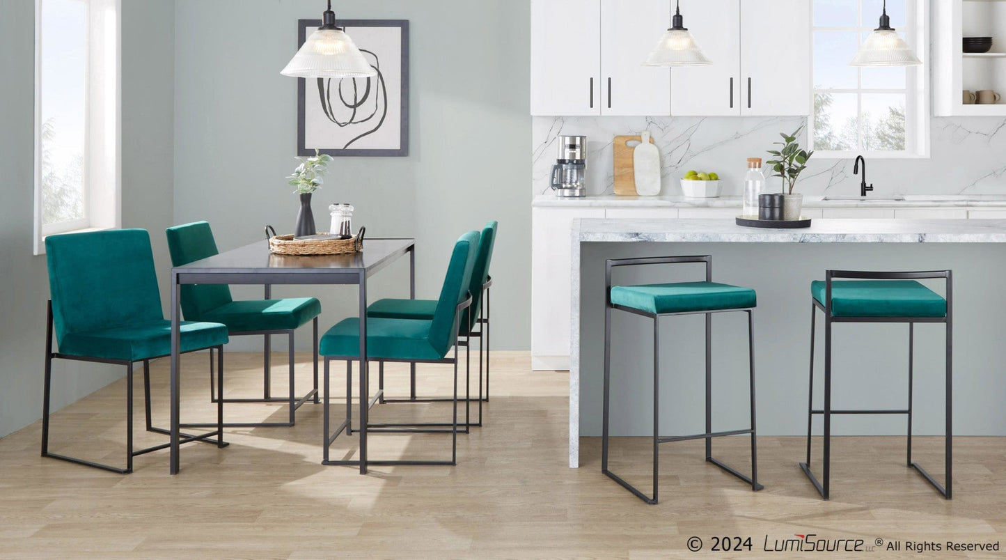 Majestic Office Furniture Stacker 26" Fixed-Height Counter Stool - Set Of 3