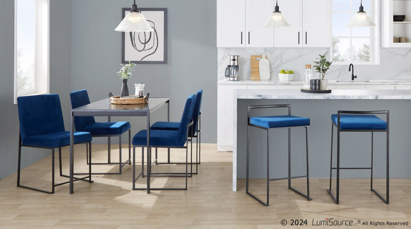 Majestic Office Furniture Stacker 26" Fixed-Height Counter Stool - Set Of 3