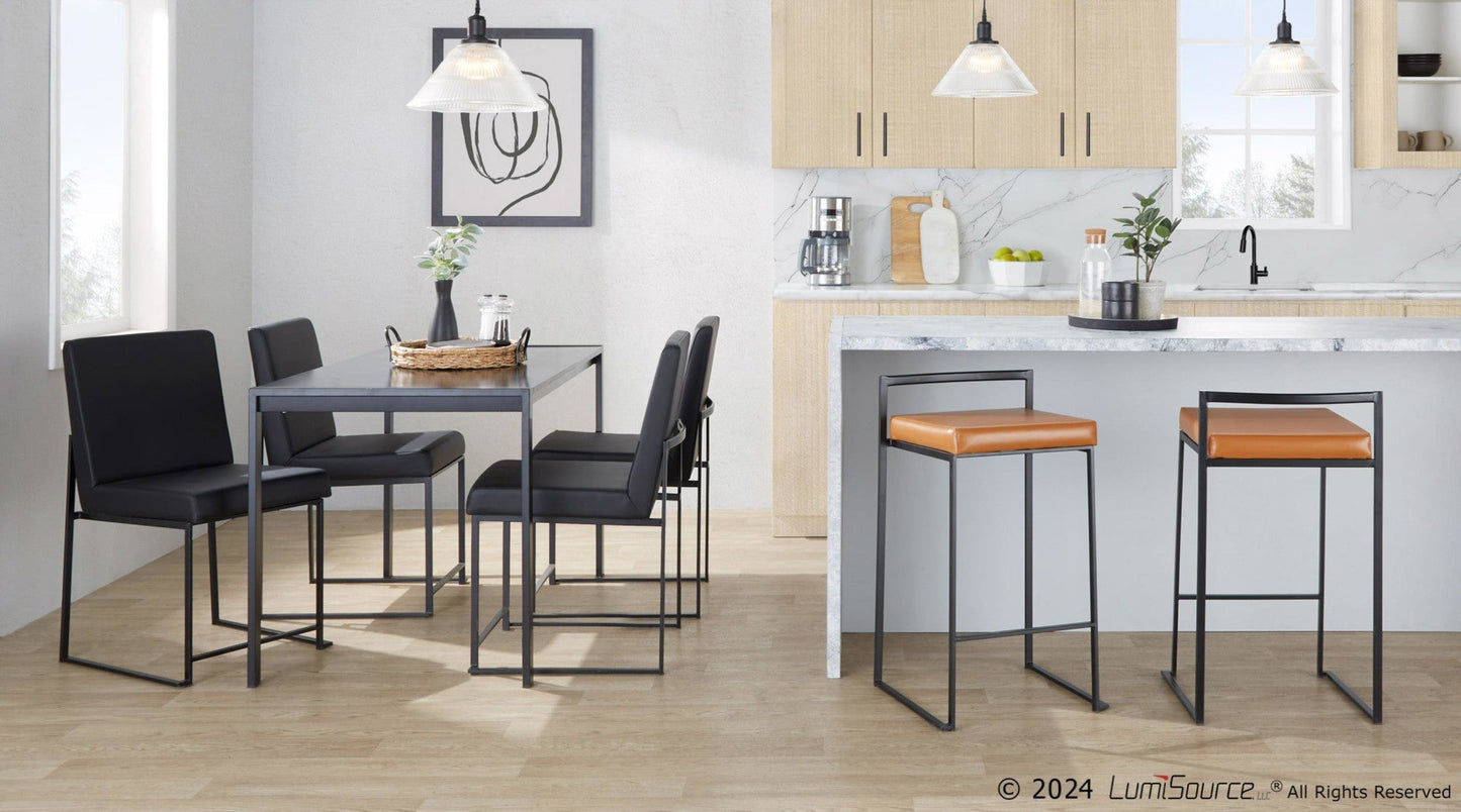 Majestic Office Furniture Stacker 26" Fixed-Height Counter Stool - Set Of 3