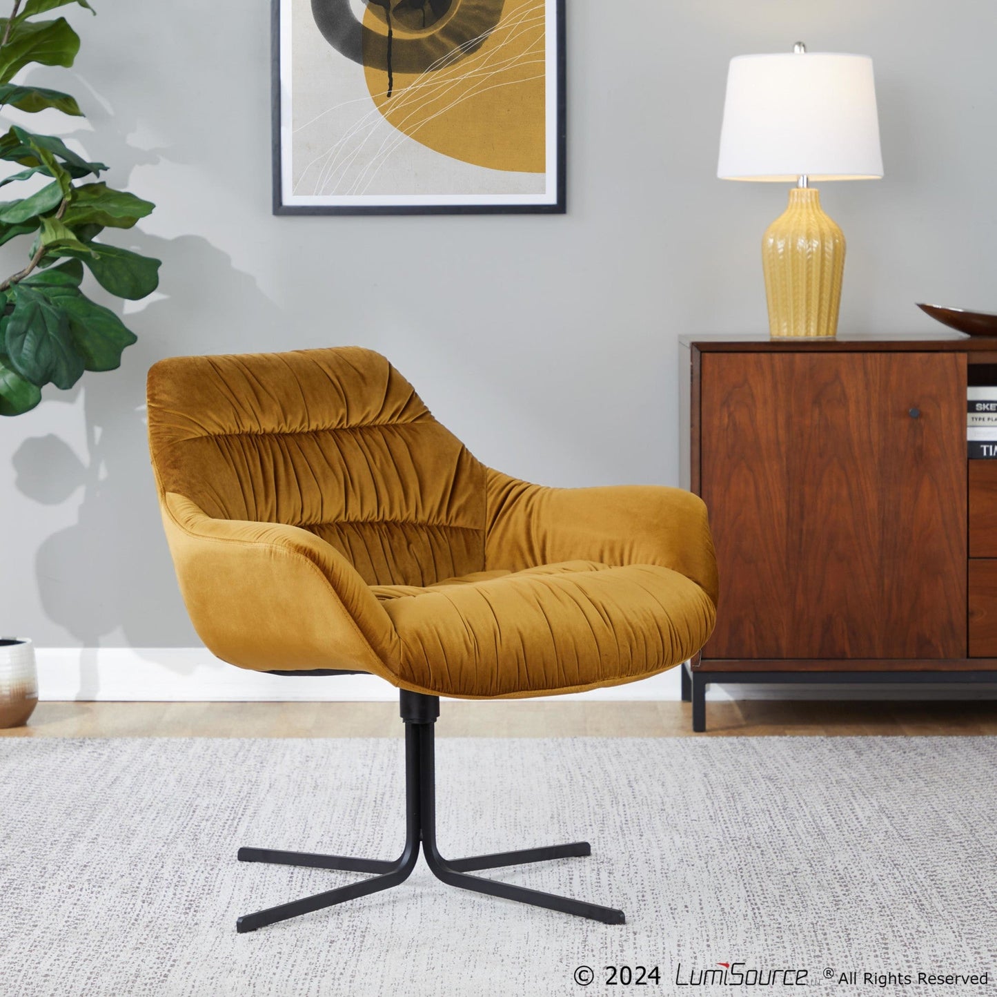 Majestic Office Furniture Swivel Lounge Chair