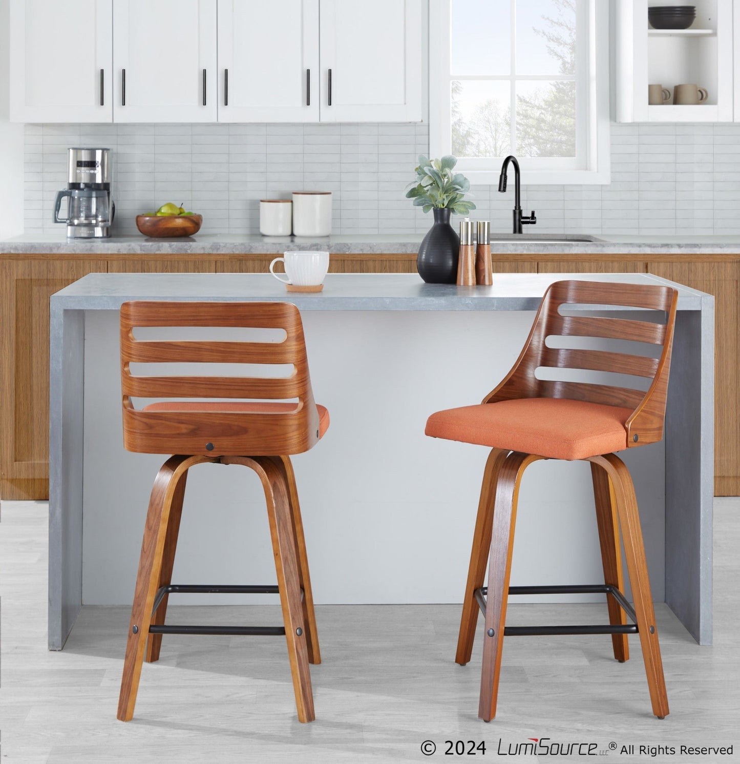 Majestic Office Furniture 26'' Fixed-Height Counter Stool - Set of 2