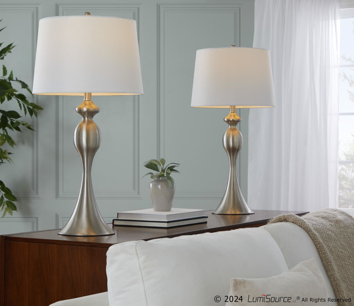 Majestic Office Furniture 30" Metal Table Lamp - Set of 2