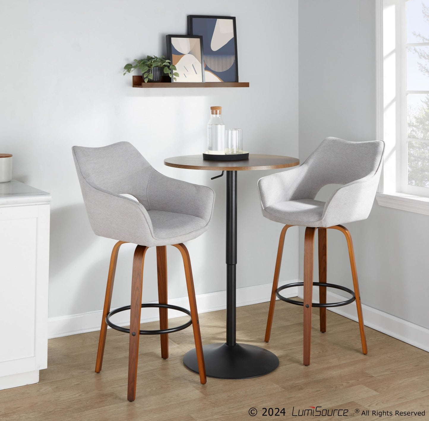Majestic Office Furniture 30" Fixed-Height Barstool - Set of 2
