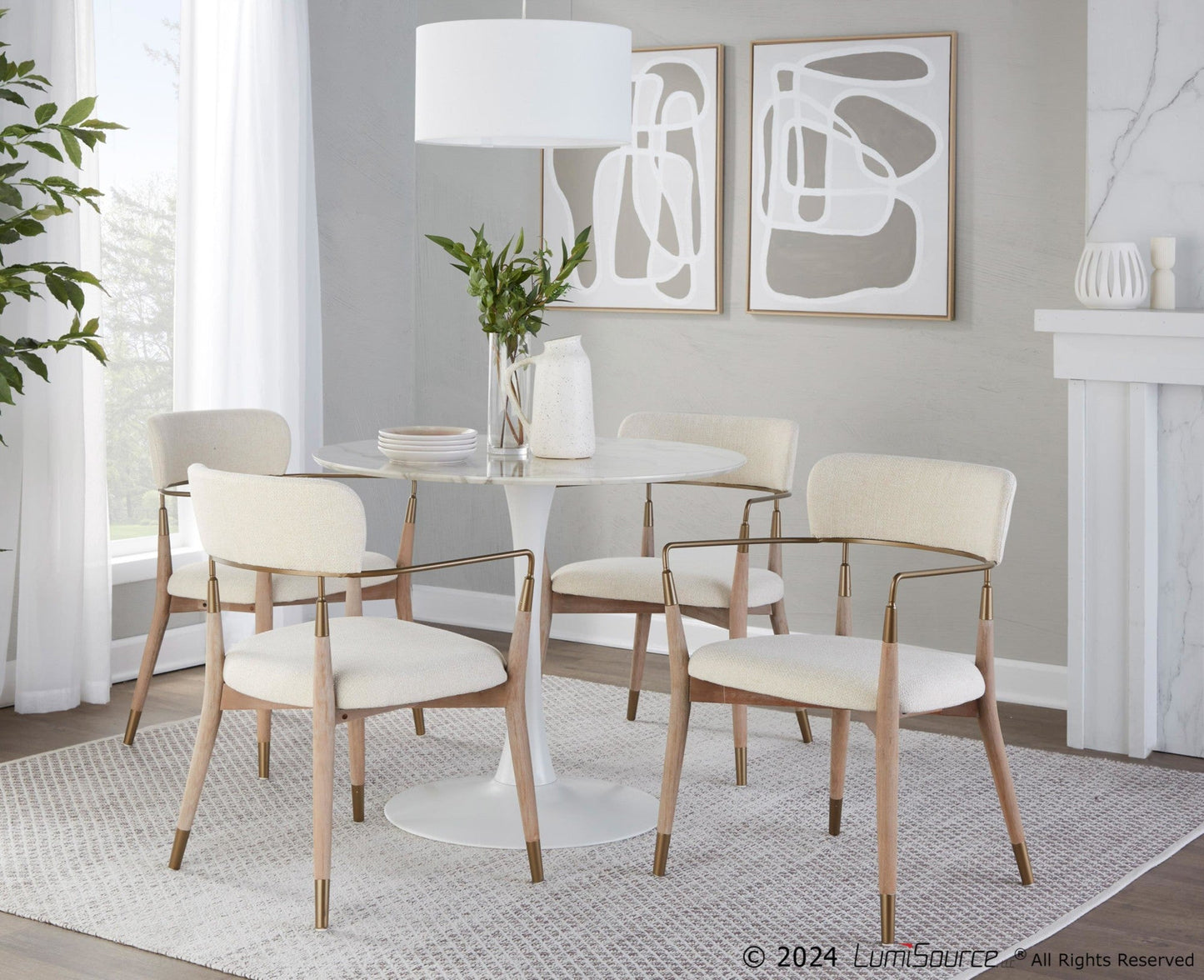 Lumisource Savannah Chair - Set of 2