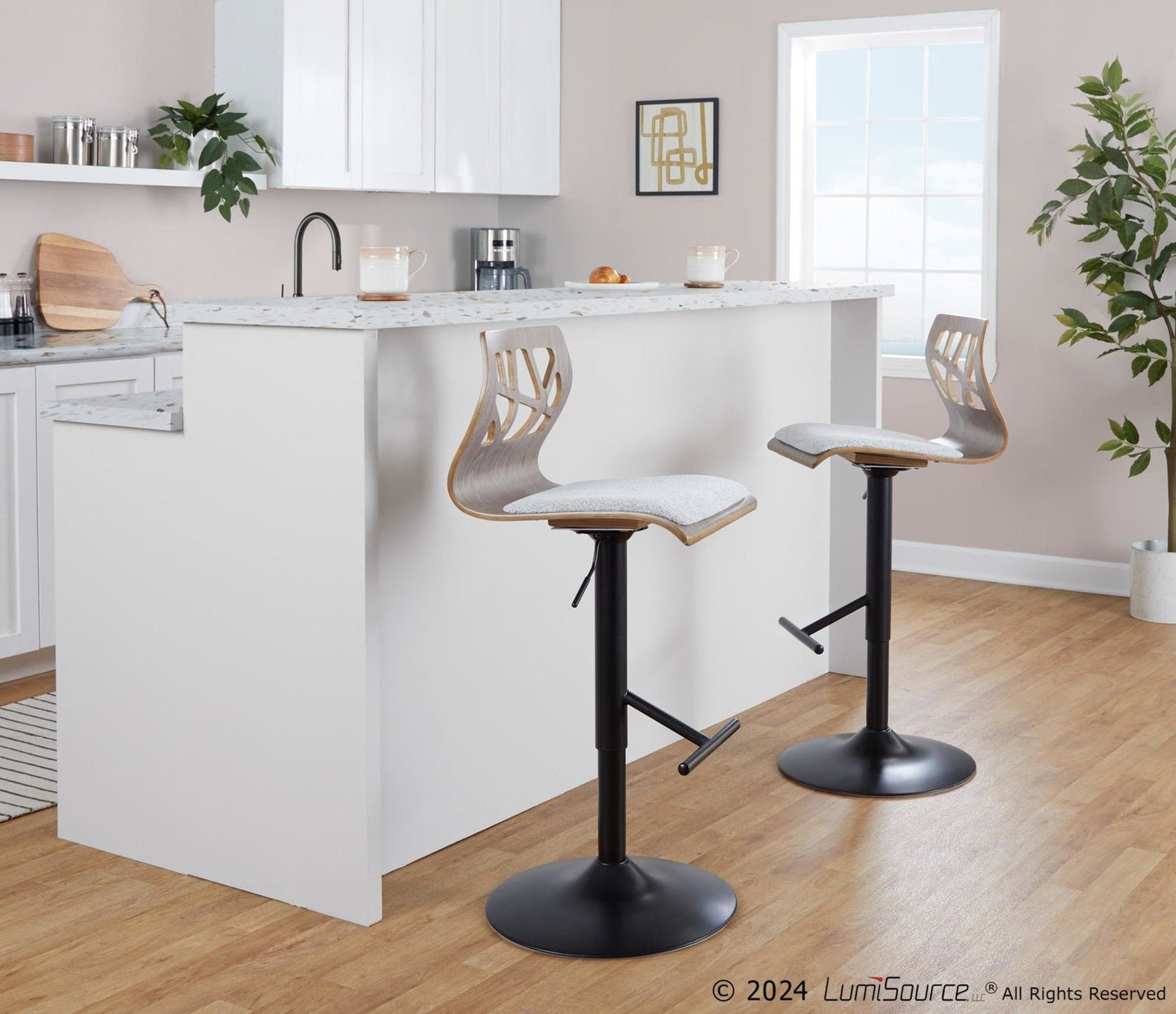 Majestic Office Furniture Adjustable Barstool