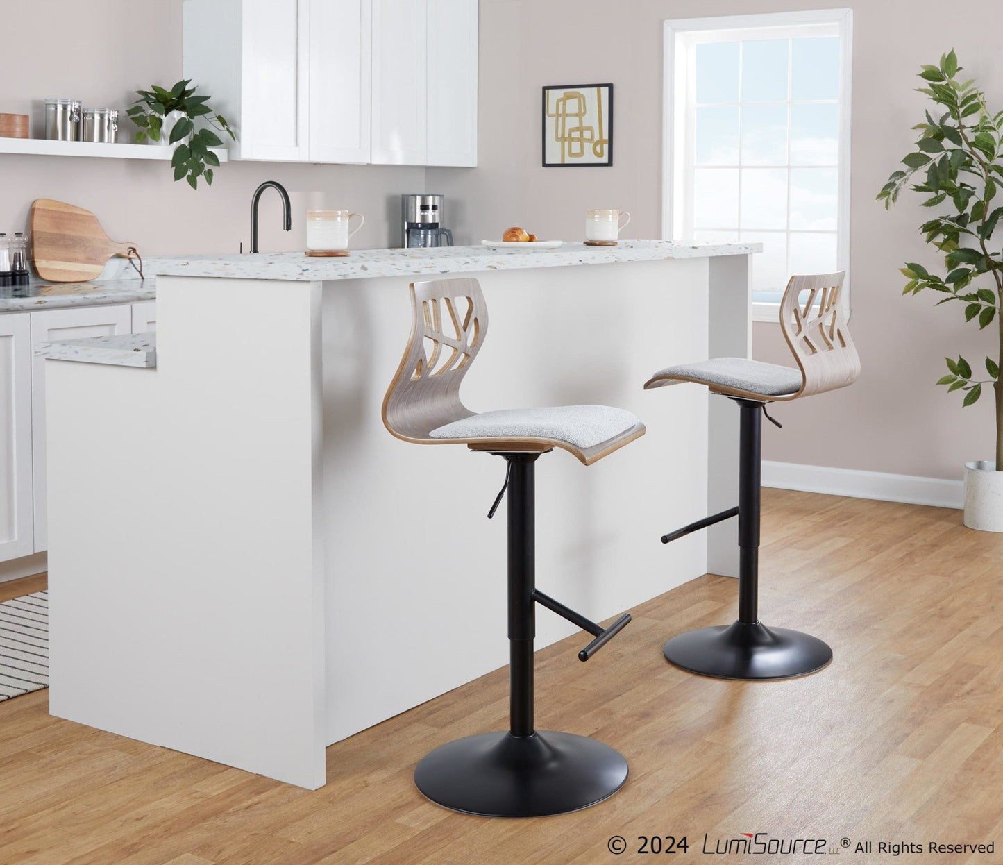 Majestic Office Furniture Adjustable Barstool