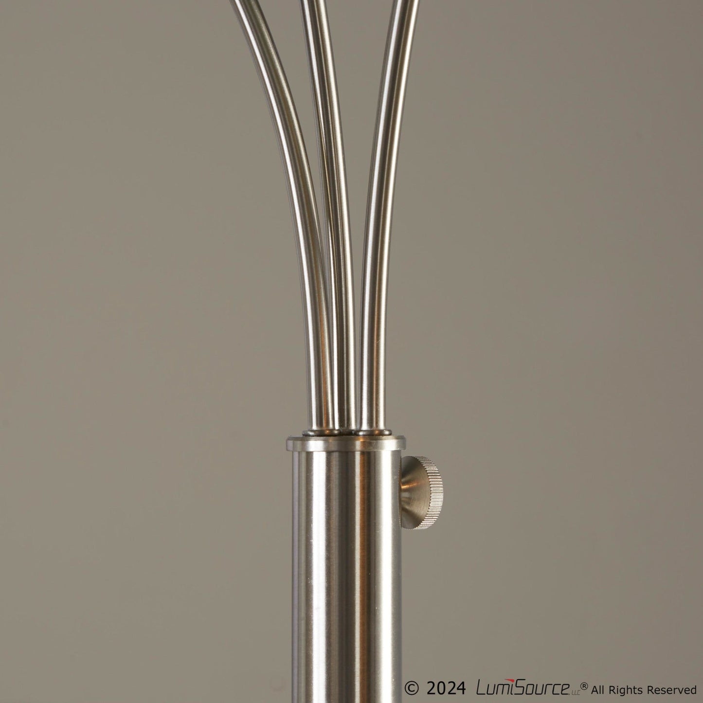 Majestic Office Furniture Trio 84" Metal Floor Lamp