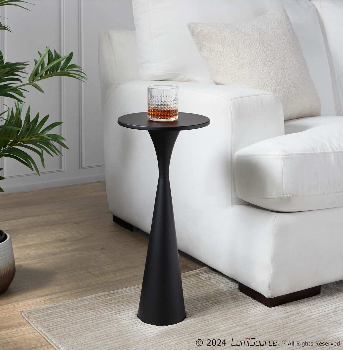 Majestic Office Furniture 22" Metal Side Table