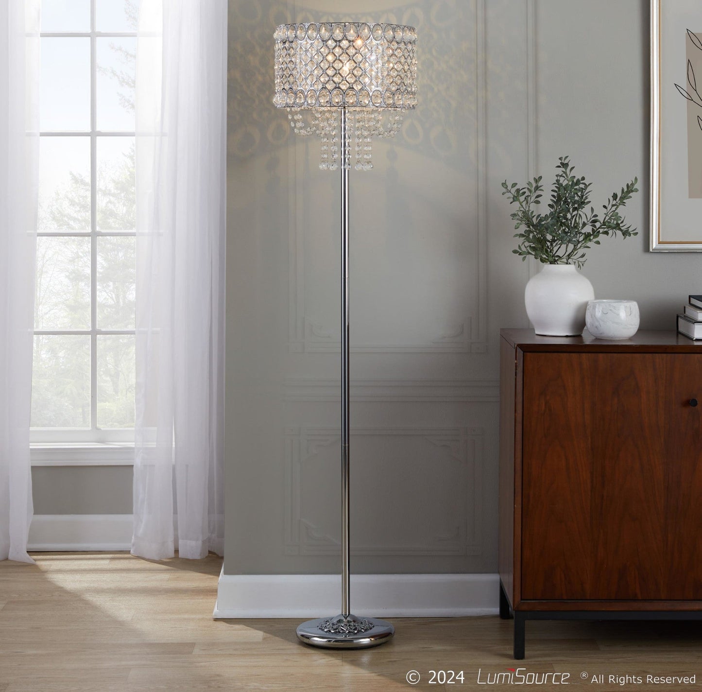 Majestic Office Furniture 60" Metal Floor Lamp