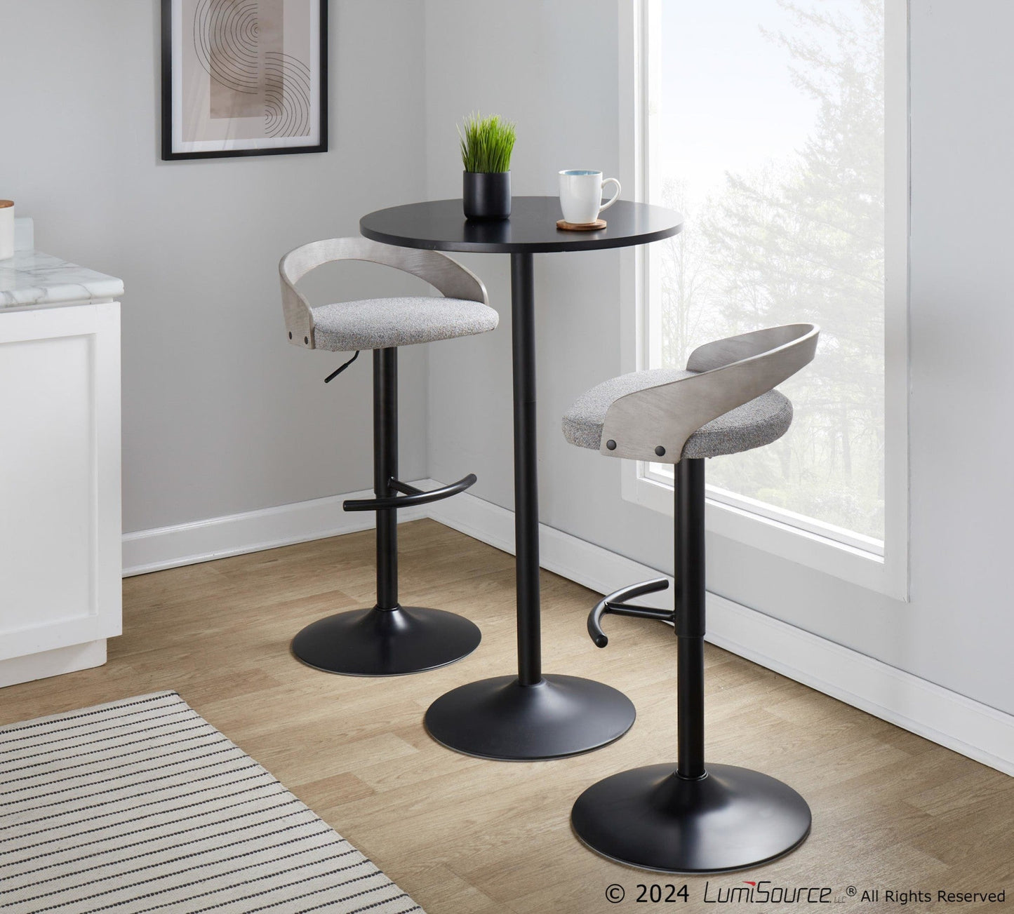 Majestic Office Furniture Adjustable Barstool