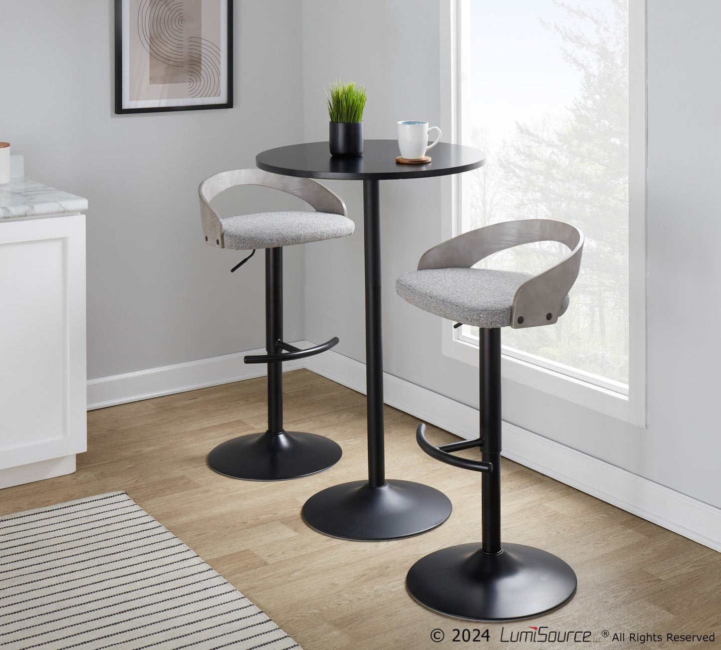 Majestic Office Furniture Adjustable Barstool
