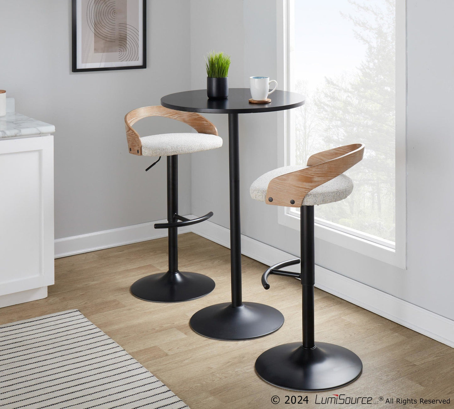 Majestic Office Furniture Adjustable Barstool