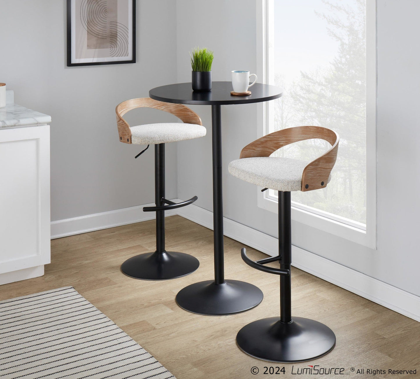 Majestic Office Furniture Adjustable Barstool