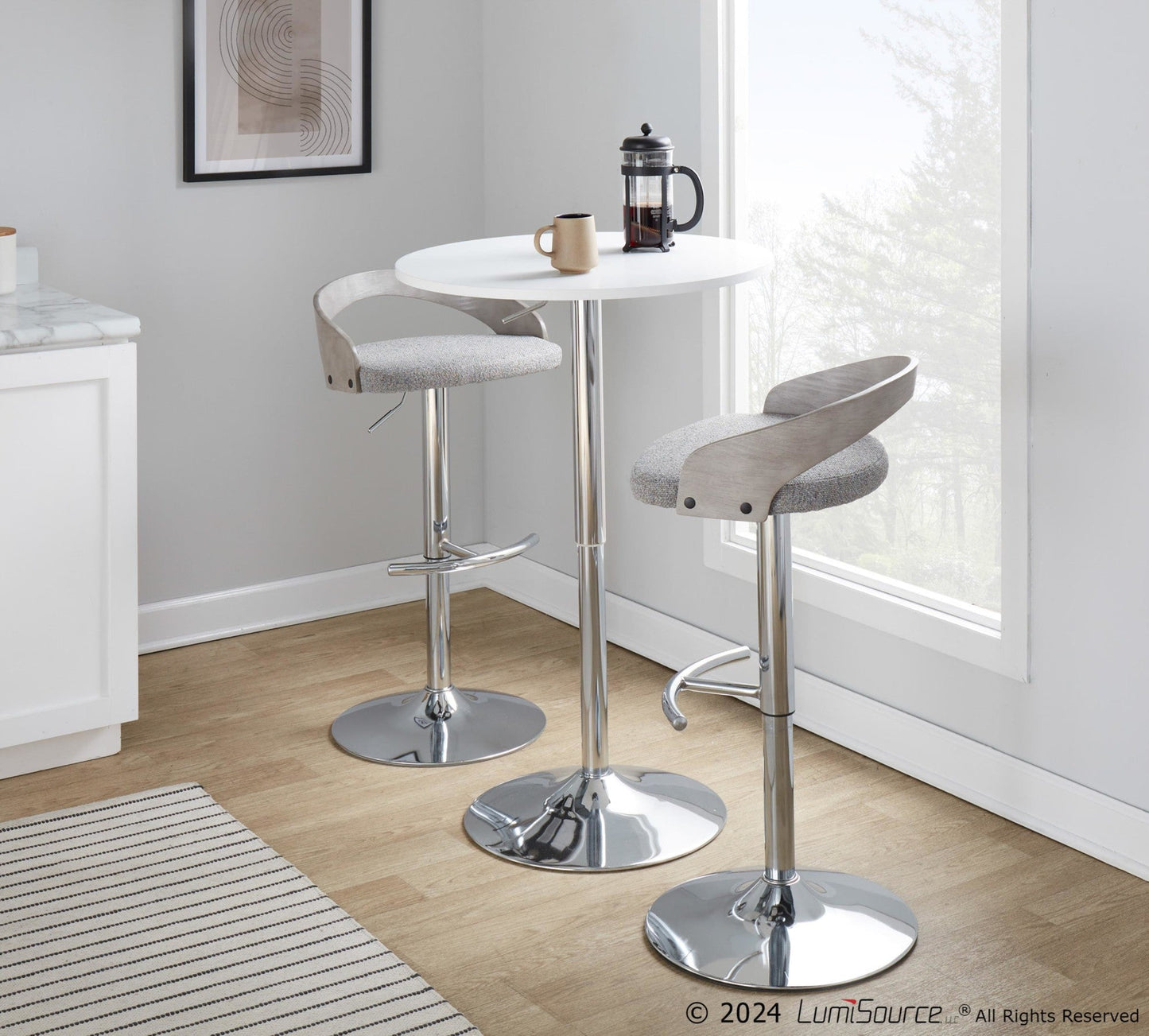 Majestic Office Furniture Adjustable Barstool