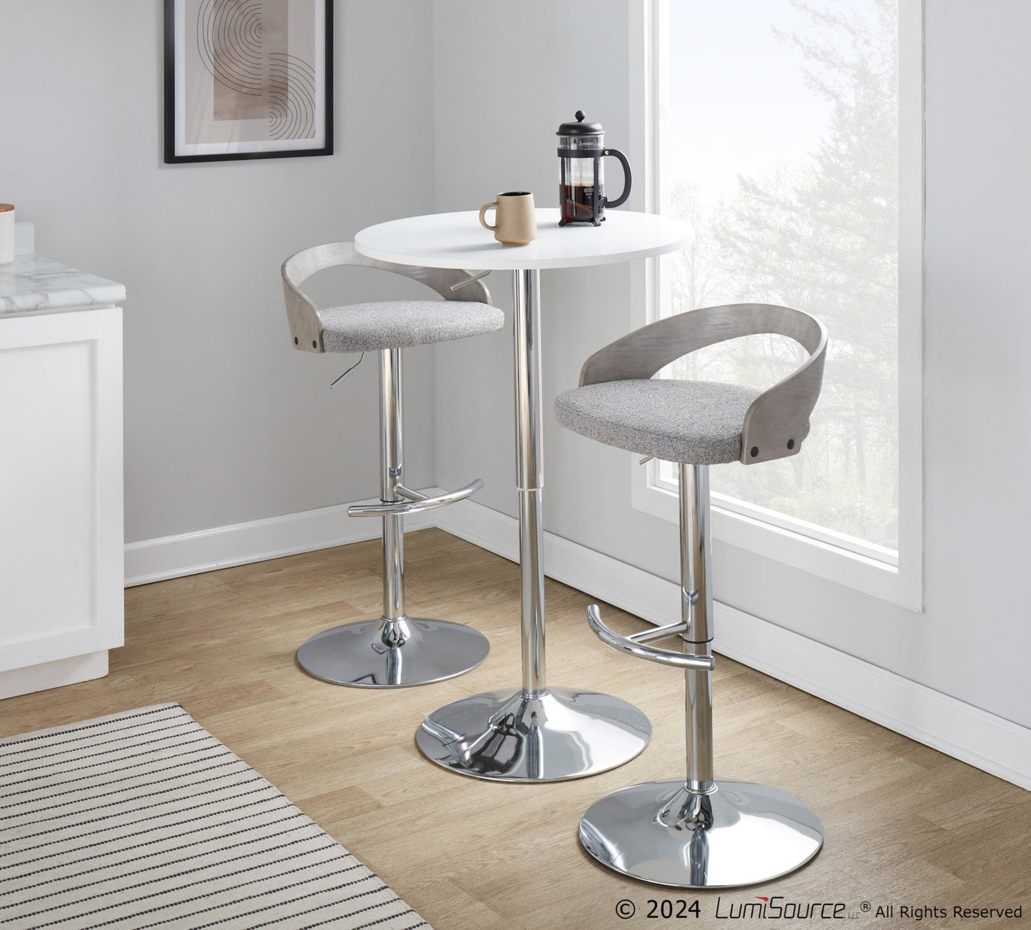 Majestic Office Furniture Adjustable Barstool