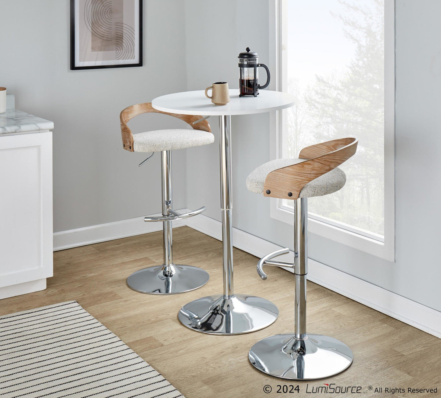 Majestic Office Furniture Adjustable Barstool