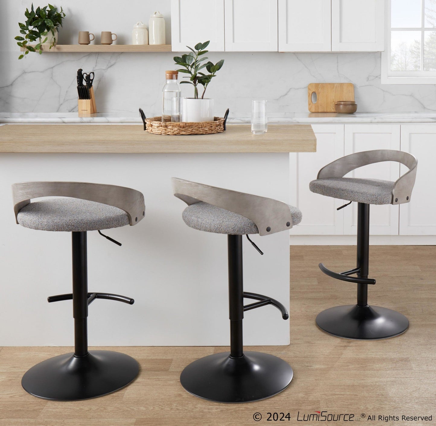 Majestic Office Furniture Adjustable Barstool