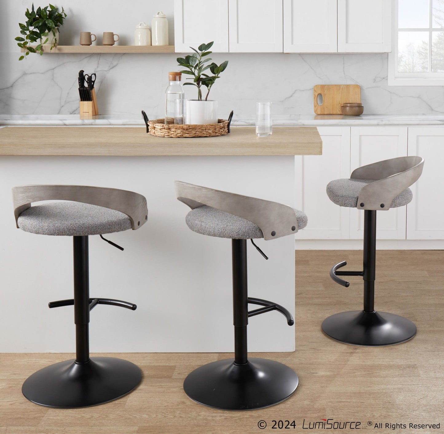 Majestic Office Furniture Adjustable Barstool