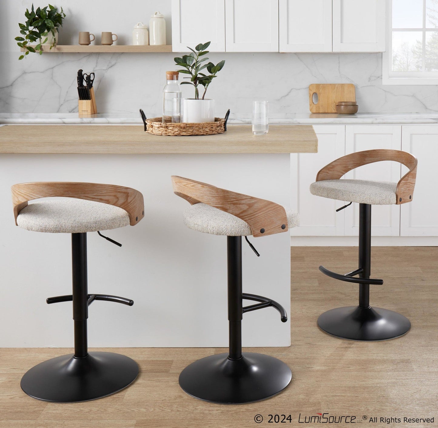 Majestic Office Furniture Adjustable Barstool